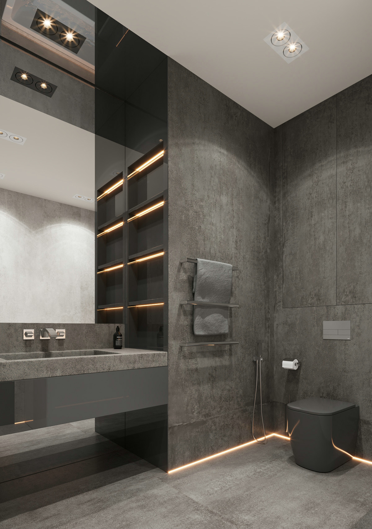 简约时尚单身公寓设计-42