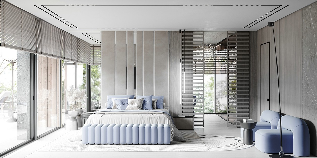 乌克兰简约风别墅设计 超有设计感-10