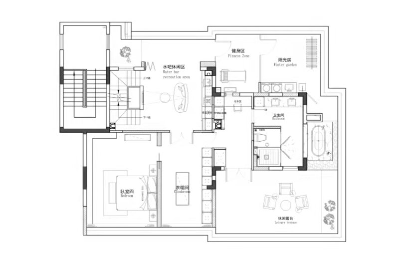 御园叠墅设计案例丨上官装饰-23