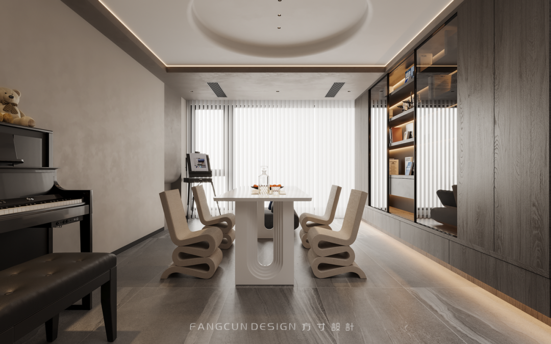 200㎡+复式高级黑灰系,家最宁静的样子丨中国桂林丨方寸设计事务所-51