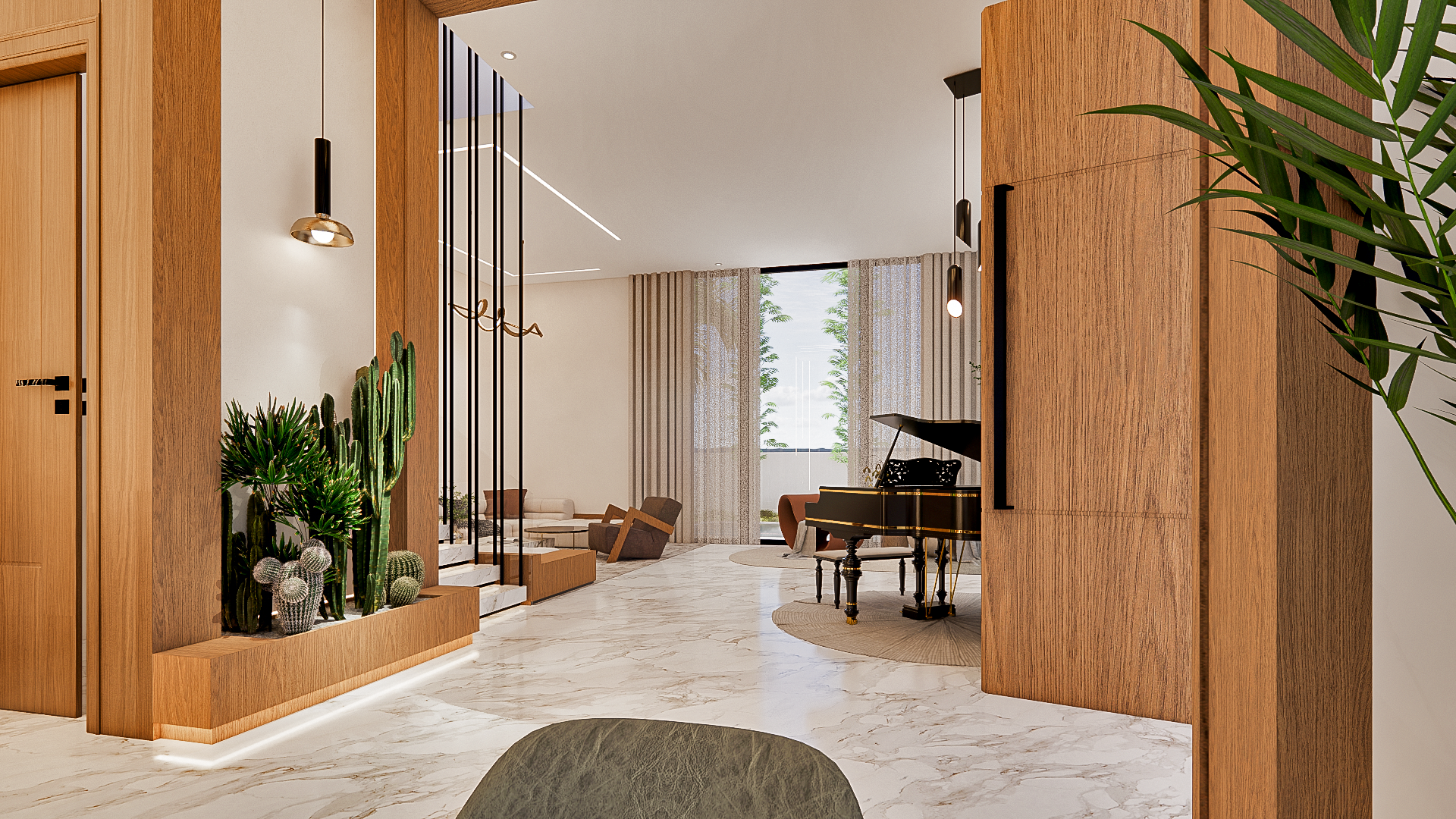 现代别墅室内设计丨ART’JB DESIGN-6