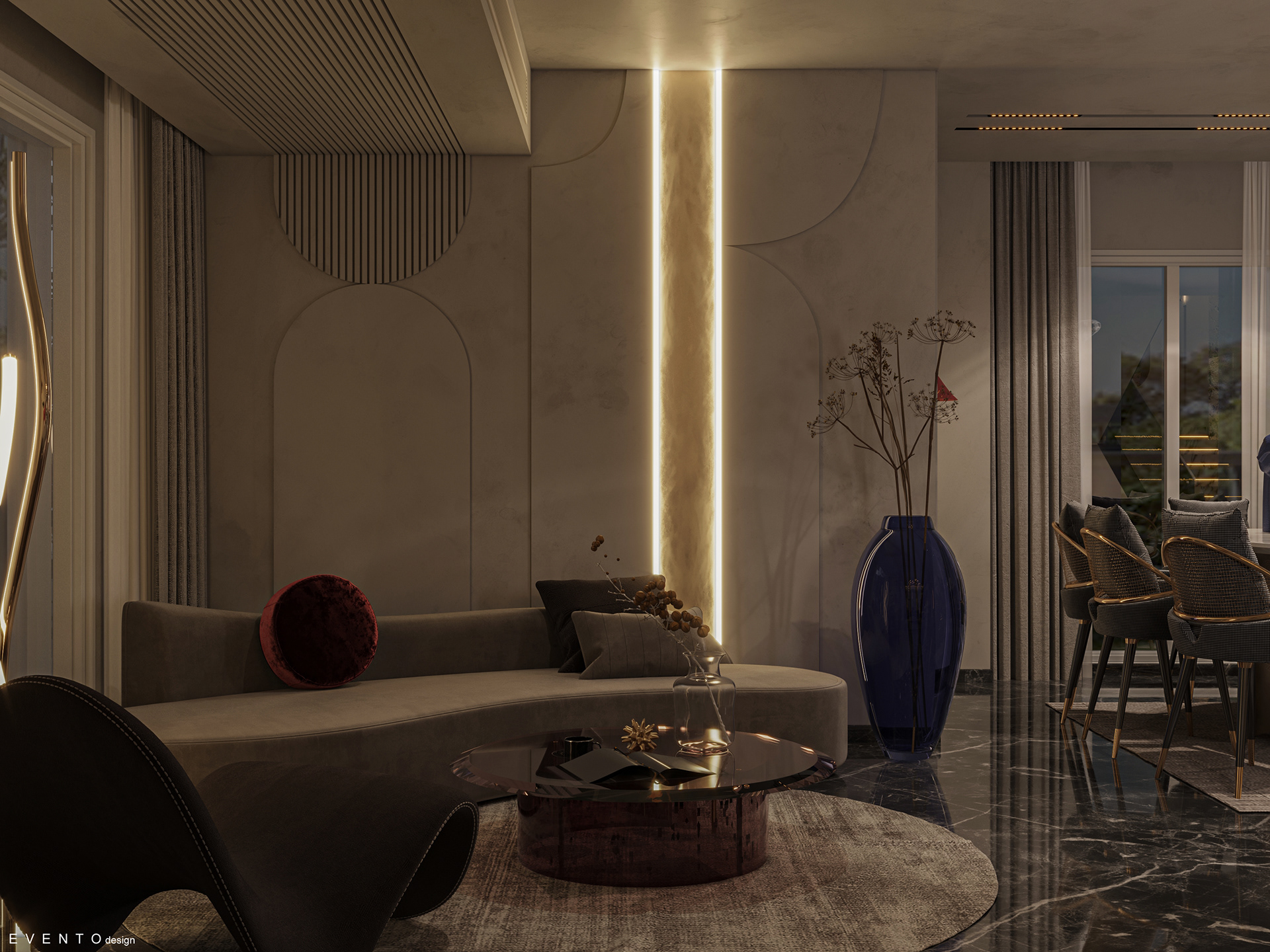 Villa reception (Cairo festival city )-4