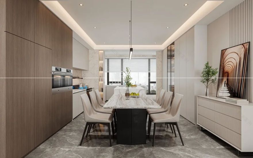 龙湖·景粼天序现代平层设计丨中国西安丨青马别墅设计-26