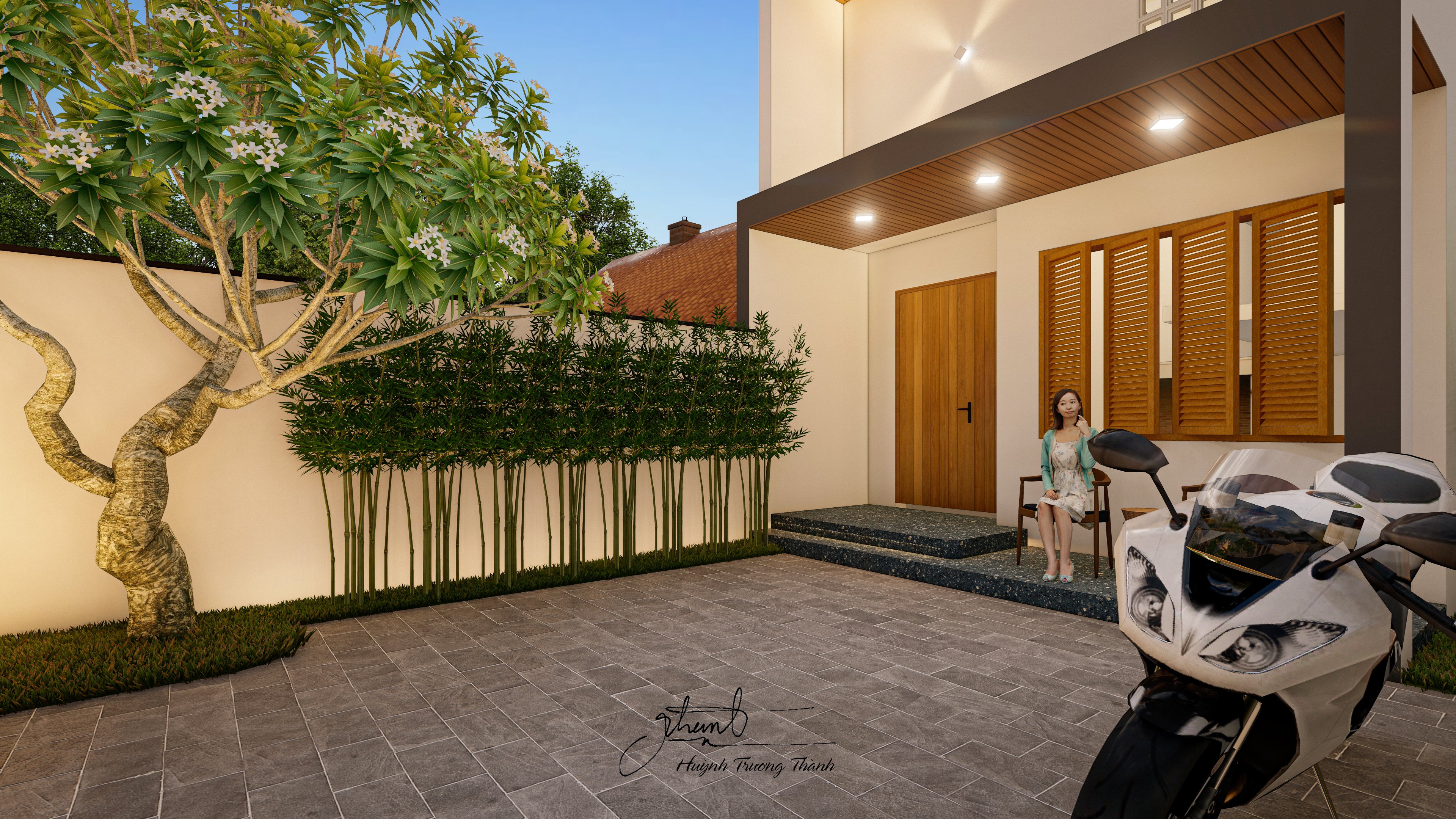 Nhà gác lửng 5x20m cho vợ chồng trẻ-4