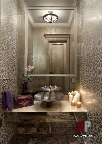 男士艺术装饰风格带殖民元素的联排别墅室内设计-46