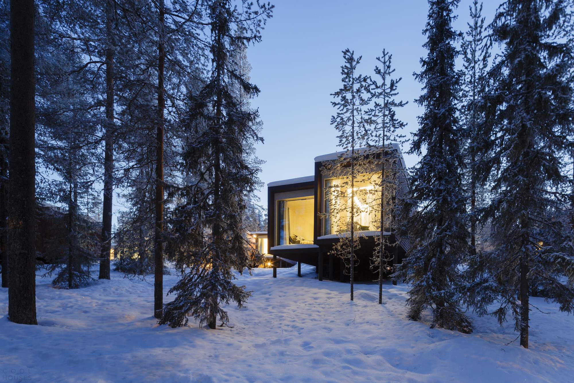 Arctic TreeHouse酒店丨芬兰罗瓦涅米丨芬兰建筑工作室Puisto-13