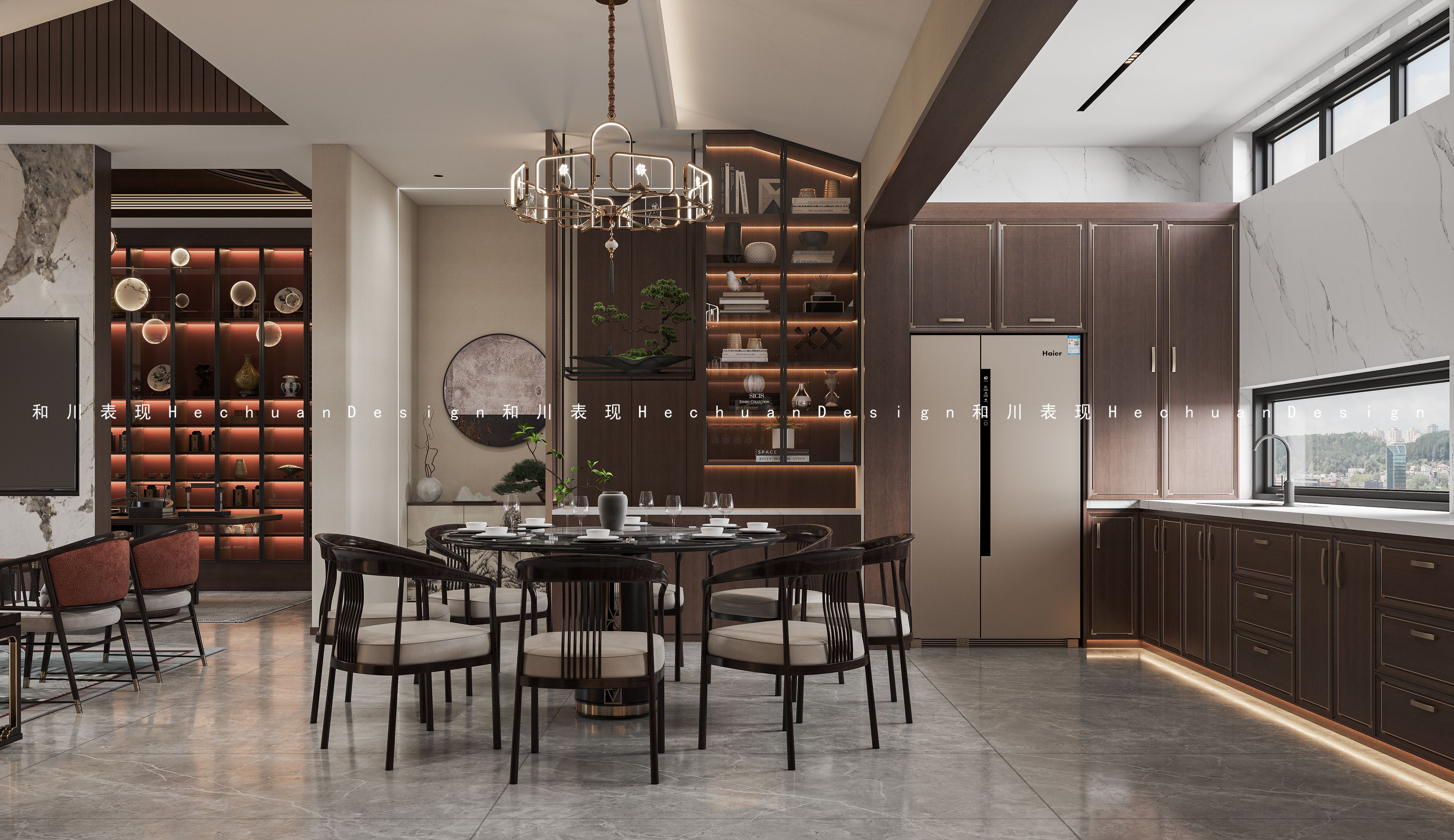 和川高端表现 | 新中式别墅-0