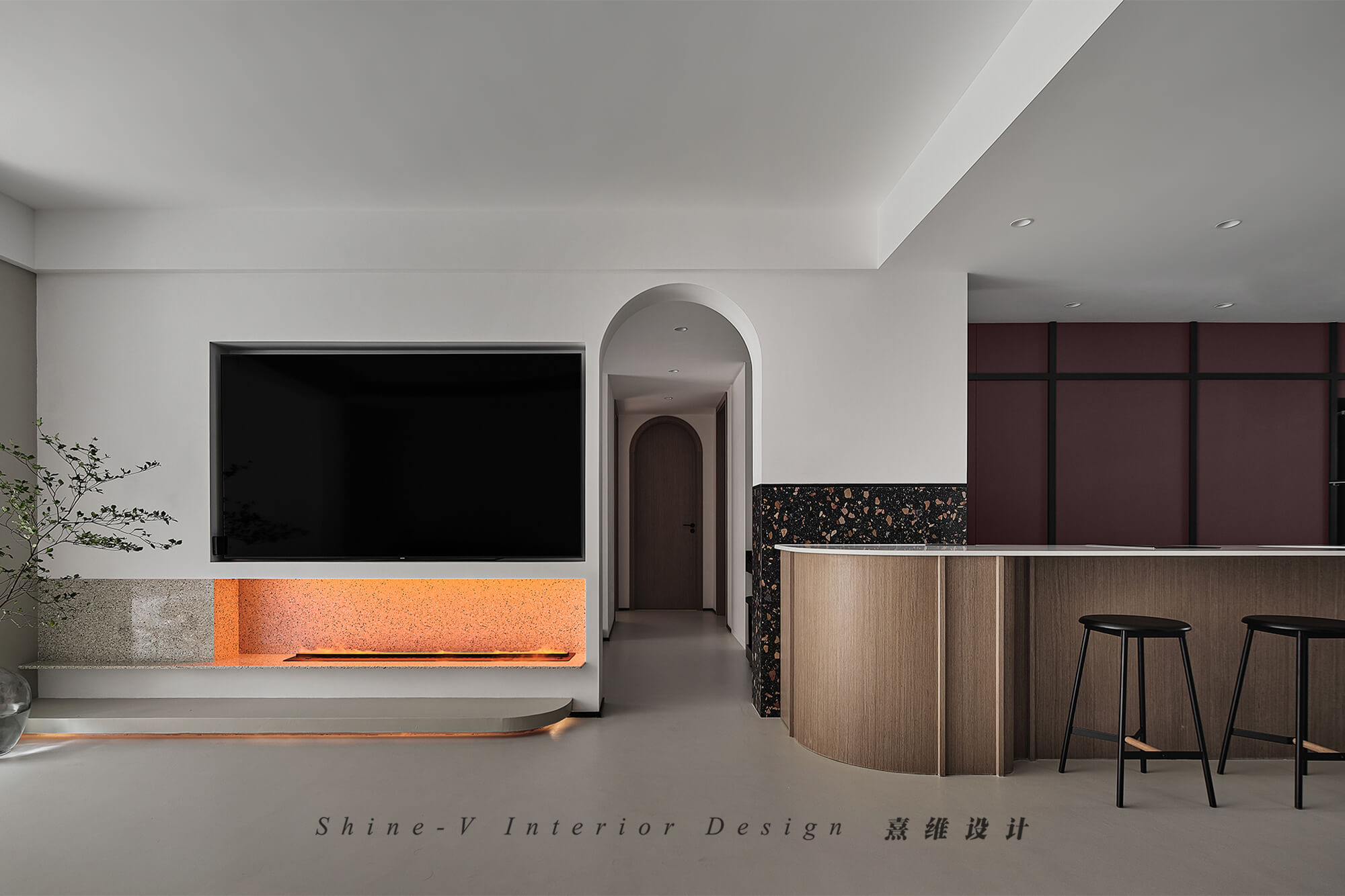 熹维设计 · 解放空间,看常规户型如何演绎轻复古的优雅与浪漫-5