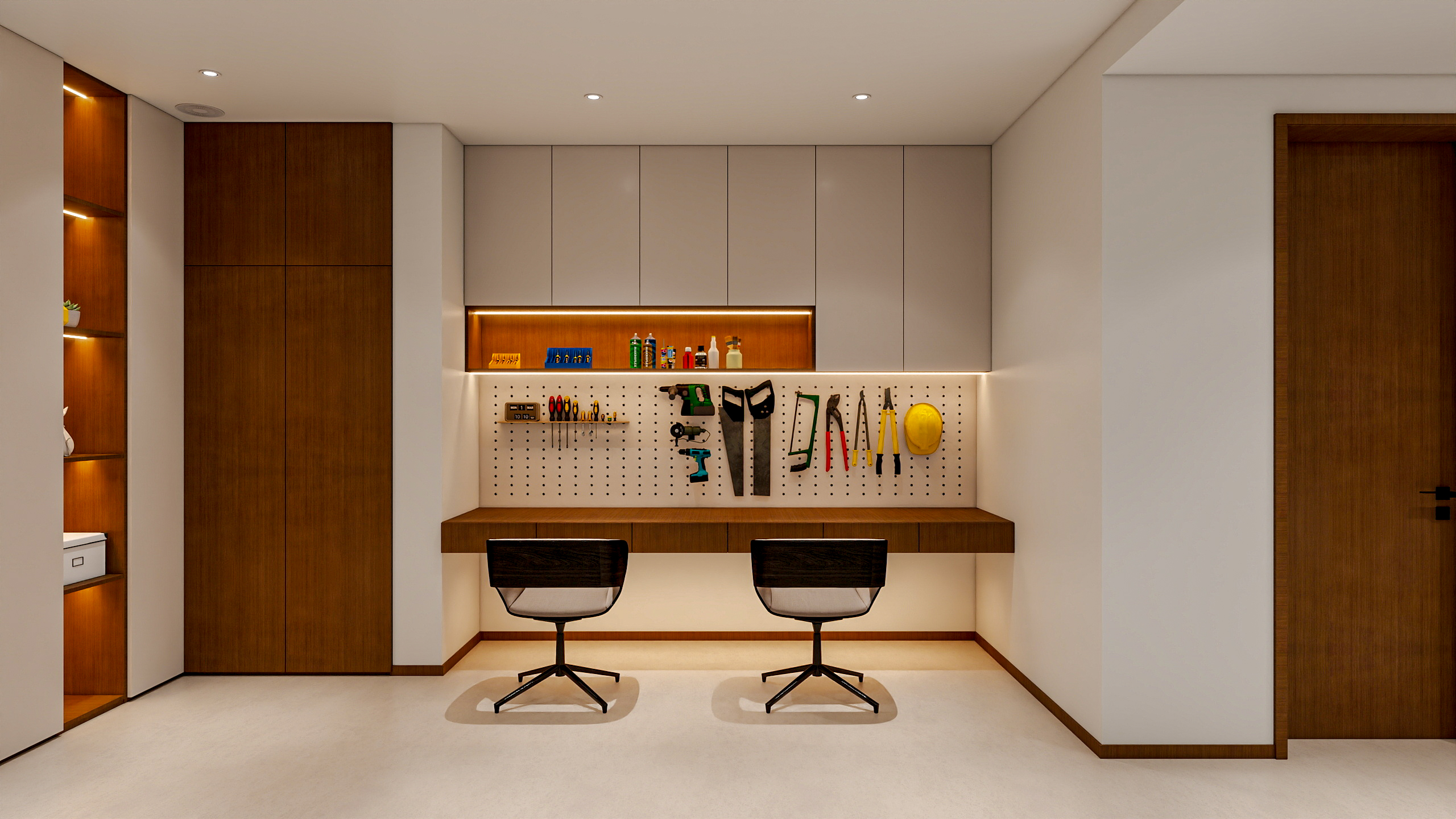 四川成都花间君邸（603平方现代极简底跃四居室）-48