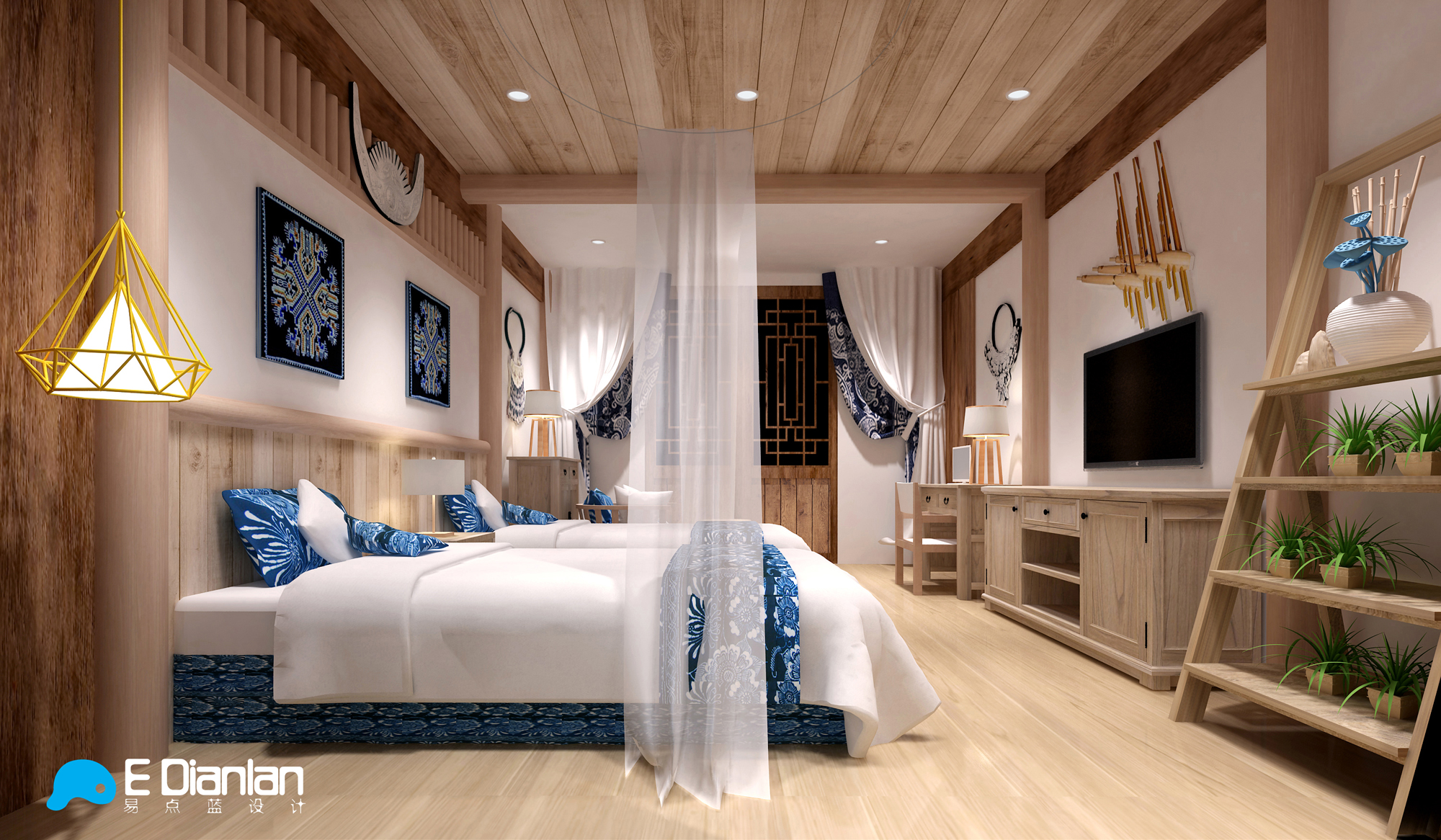 刘魏诚作品——贵州苗都酒店【易点蓝E DIANLAN酒店篇】-16