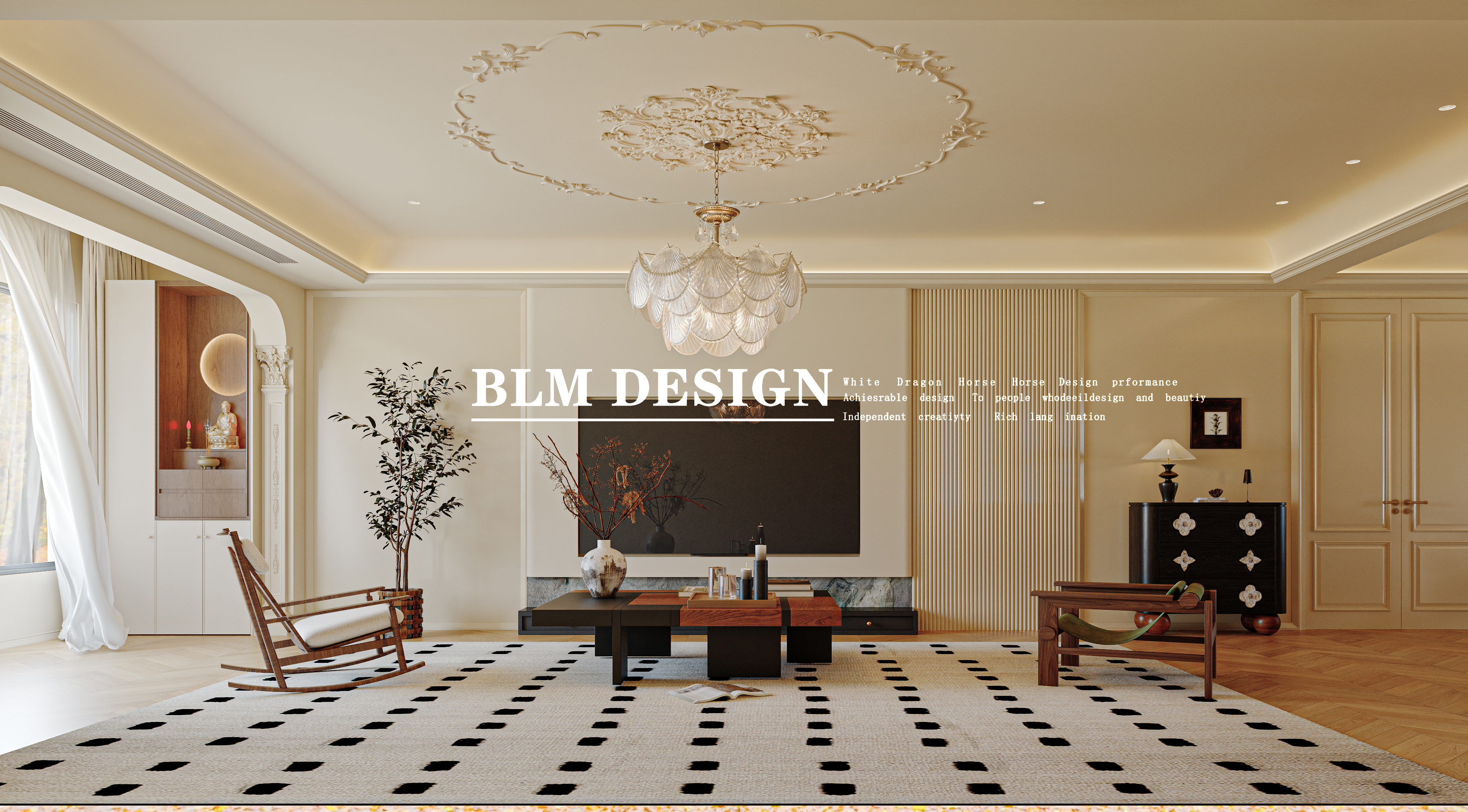 法式  白龙马效果图设计制作-6