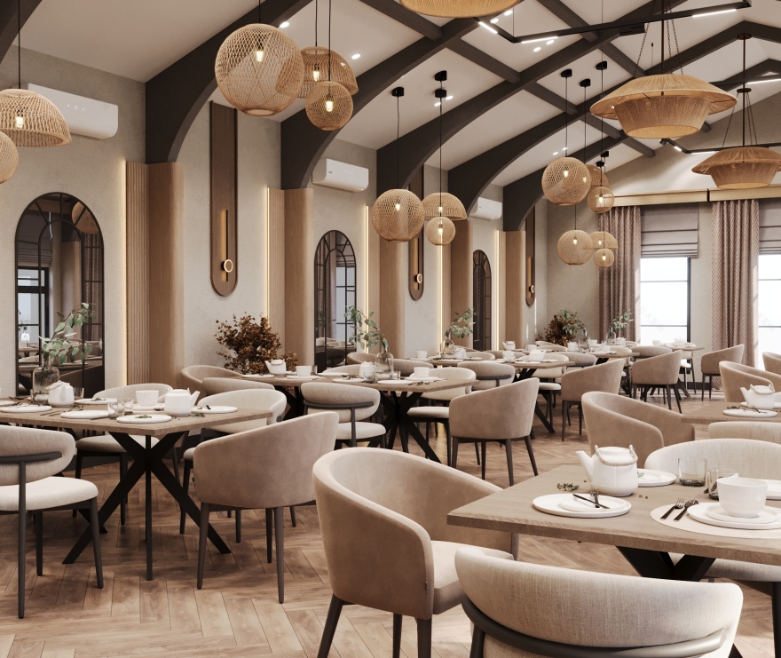 160平方米餐厅室内设计丨亚美尼亚丨Design_14,Narek Azaryan-31