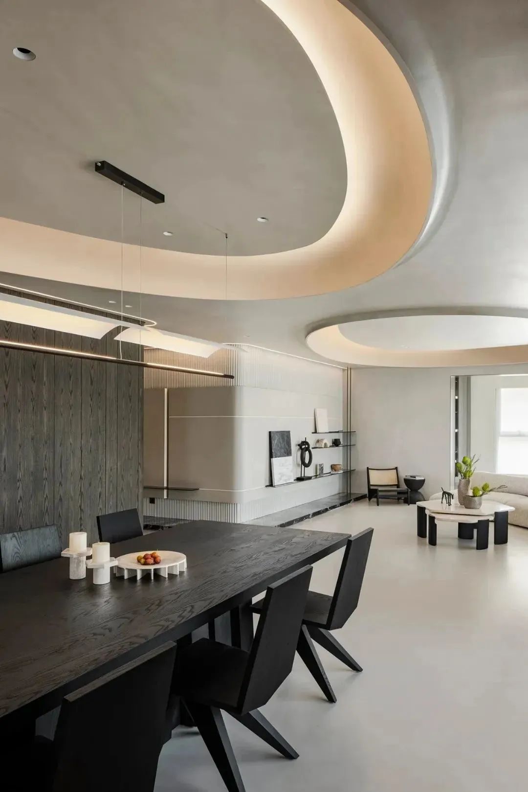 现代风格大平层设计-31