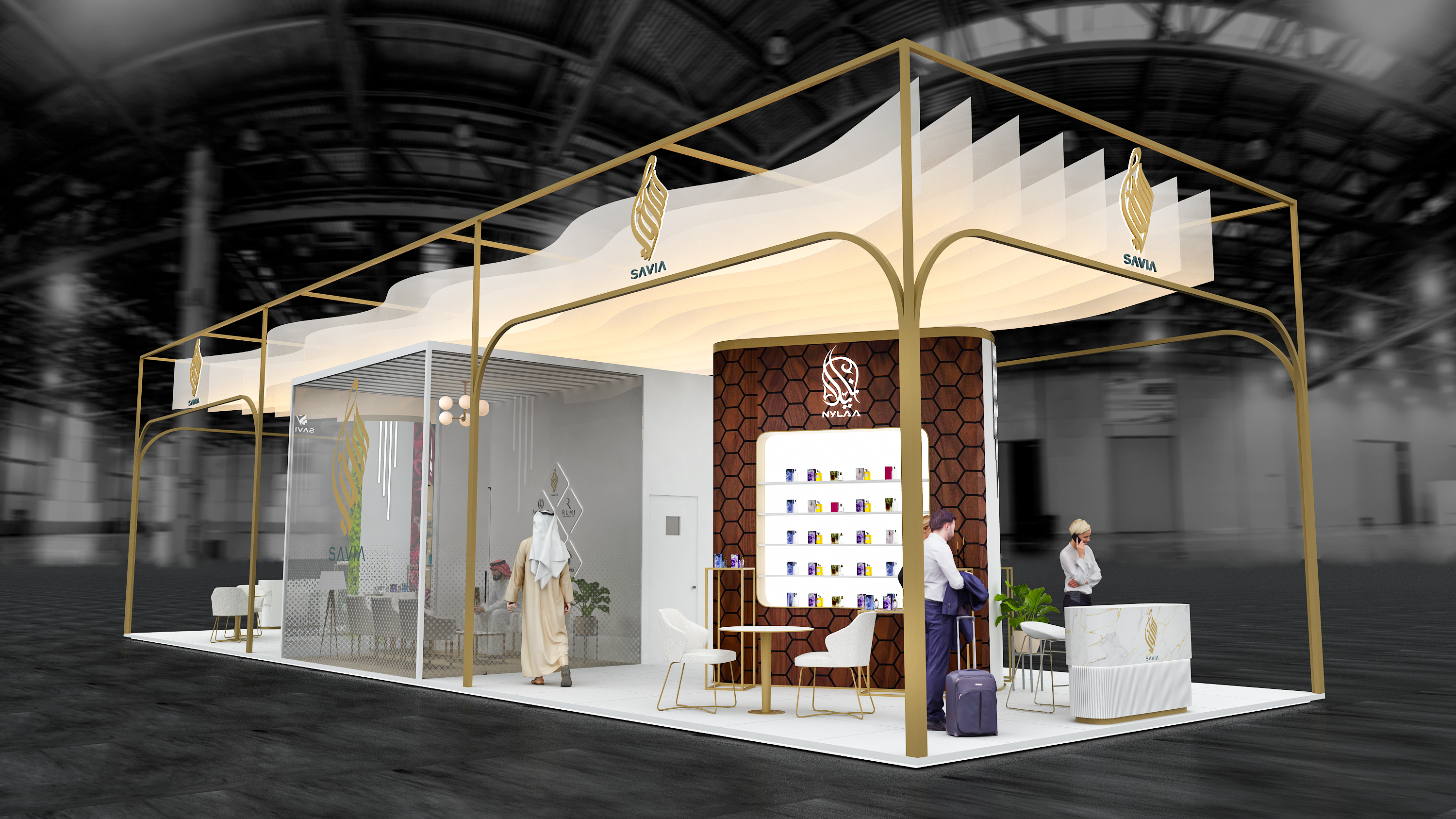 Design concept for exhibition stand - SAVIA-1