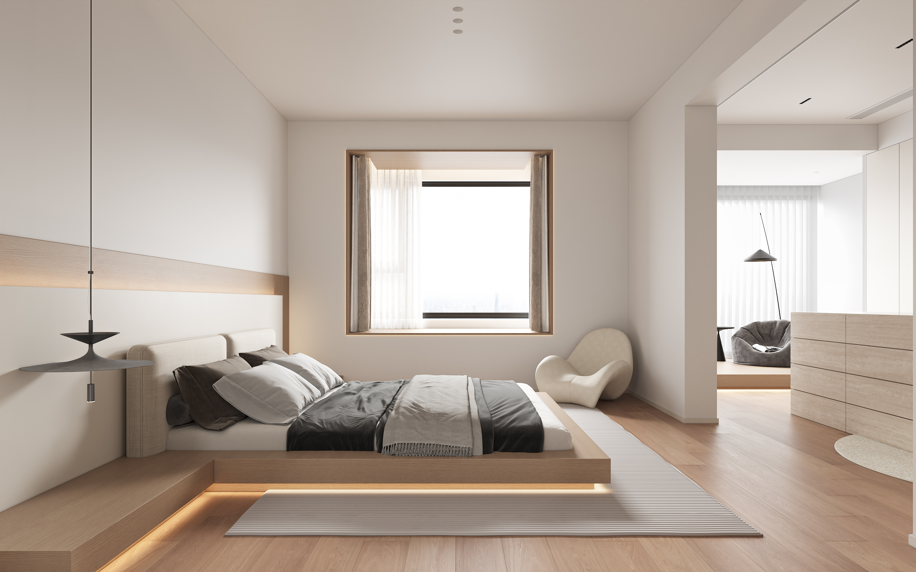 原木风平层效果图表现-13