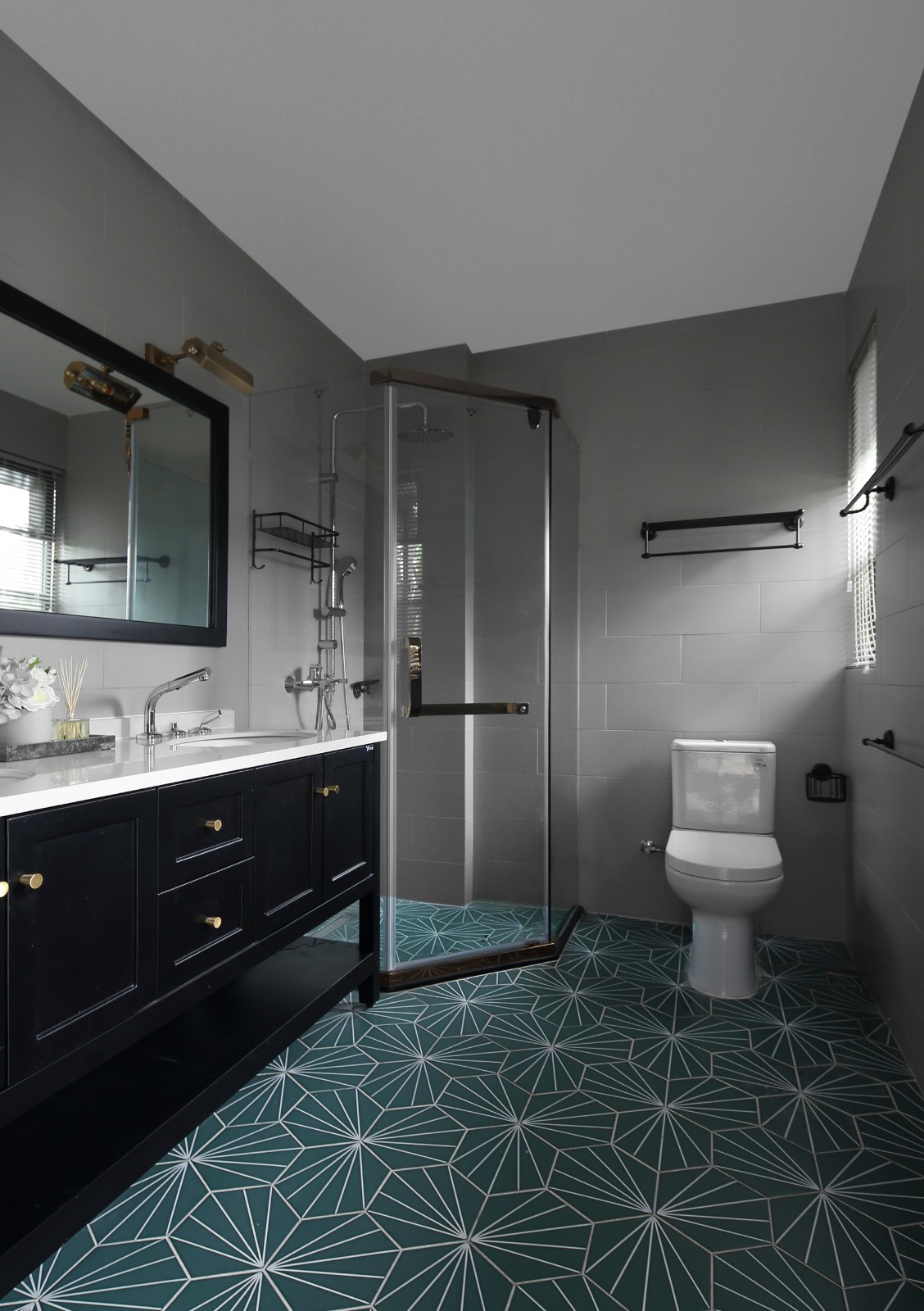 清羽设计 · 成都 178㎡优雅灰蓝家居,打造舒缓港湾氛围-67