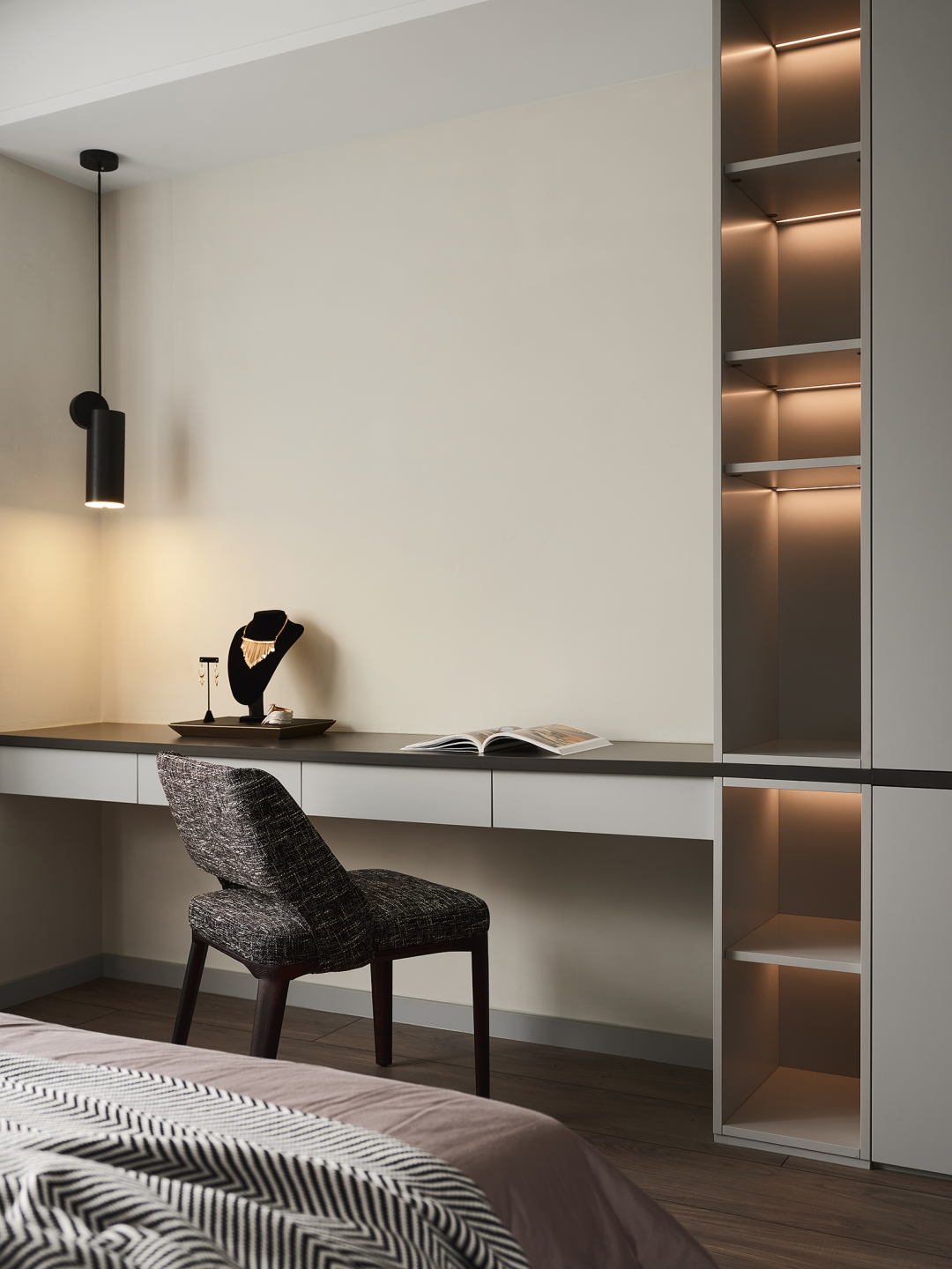 平行绽放 · 宁波 175㎡现代中式空间设计丨中国宁波丨东易日盛-23