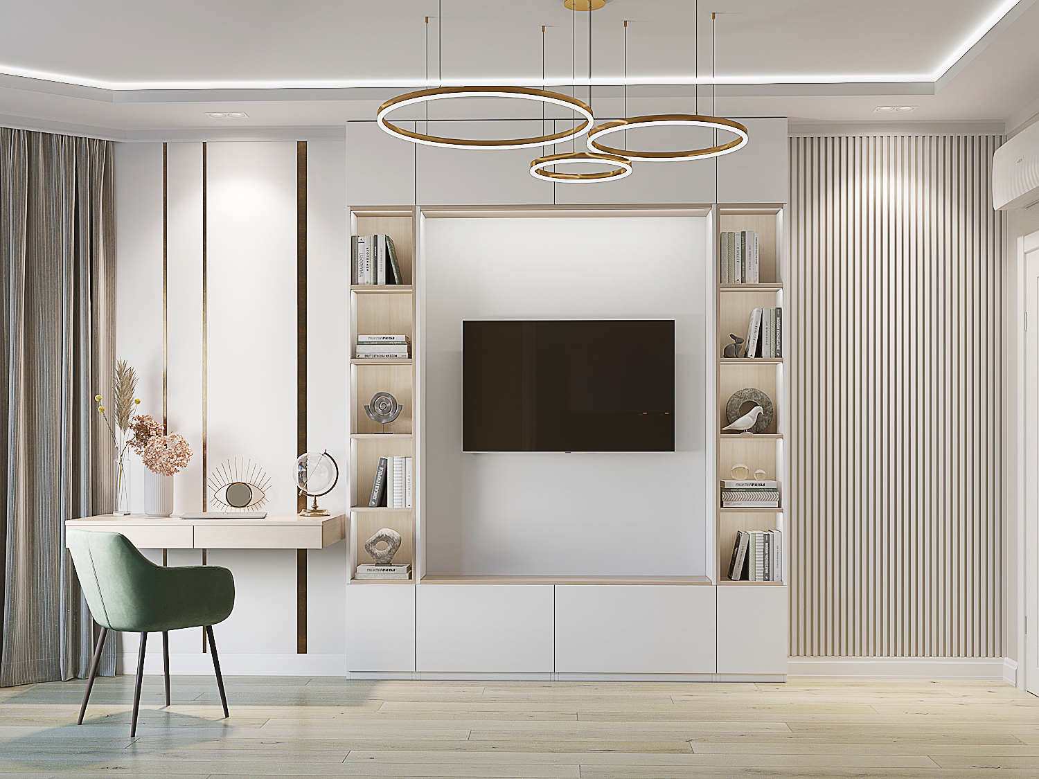 厨房和客厅设计丨Артпроект 设计工作室-17