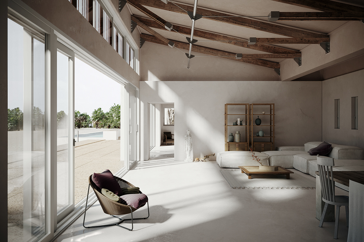 地中海风情海景别墅设计-4