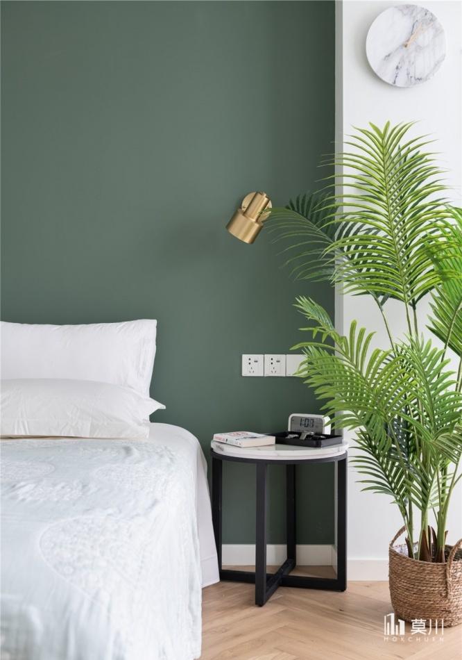 莫川设计丨平层北欧风 | 简约黑白灰,致敬悠闲生活-19