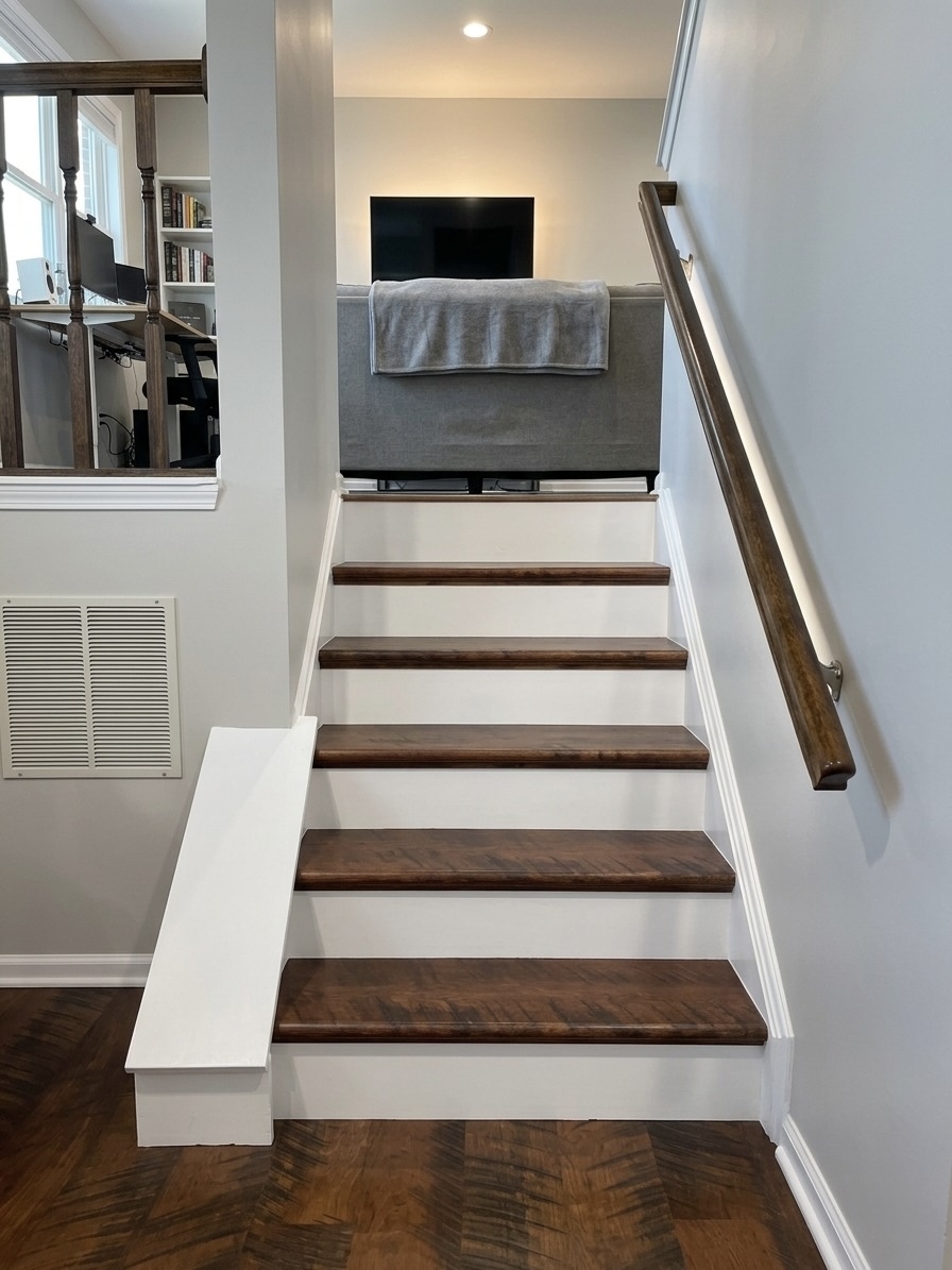 Powder Room & Office Floor Refresh-6