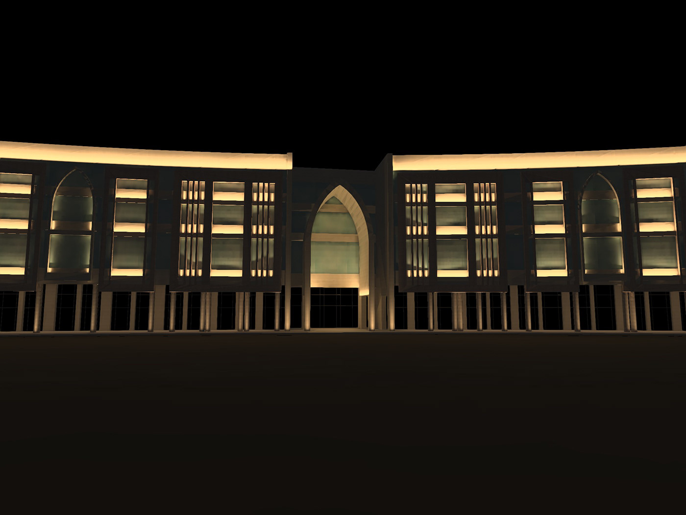 Awqaf project - Façade Lighting, Amman-0