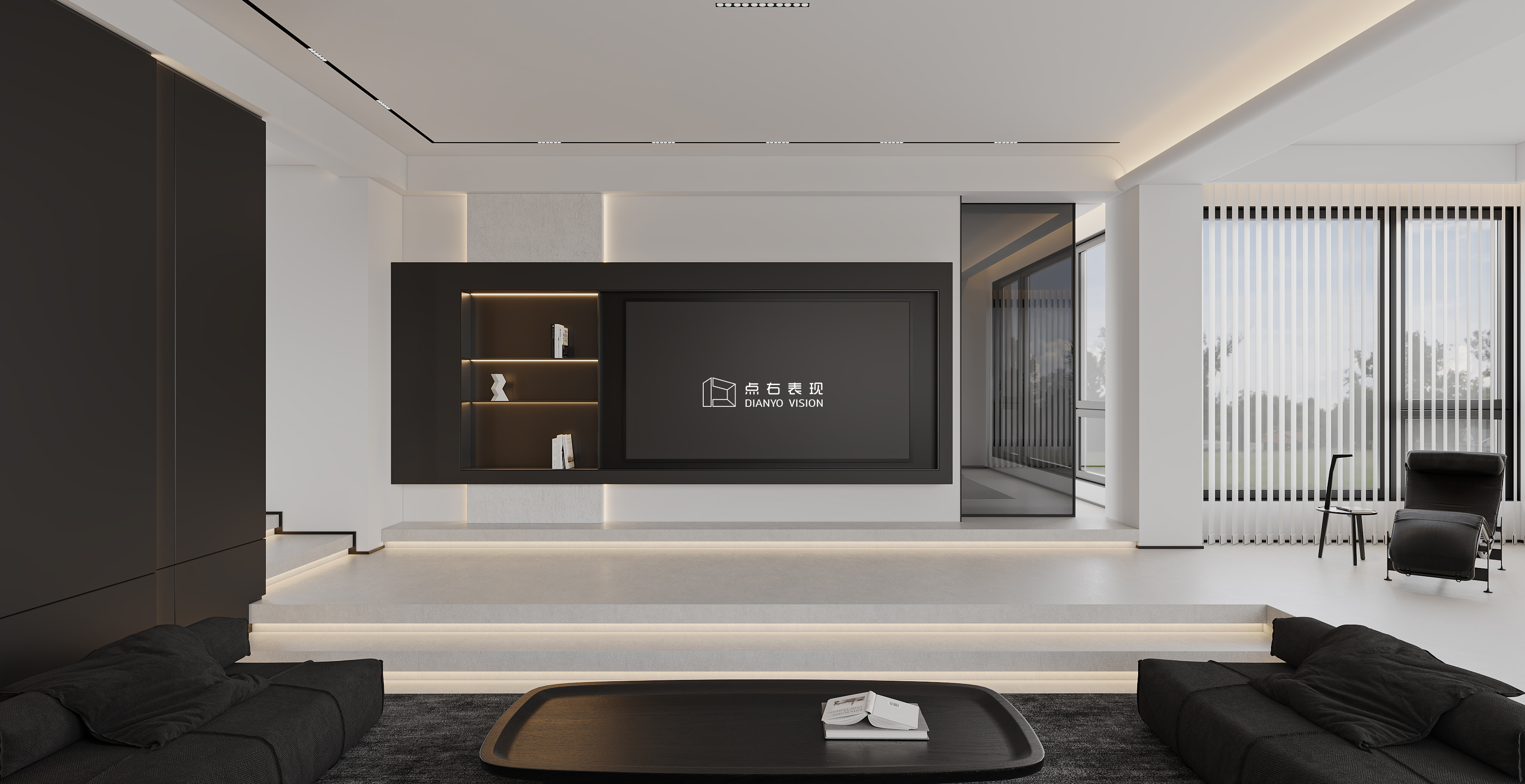 现代风格效果图丨点右效果图表现-4