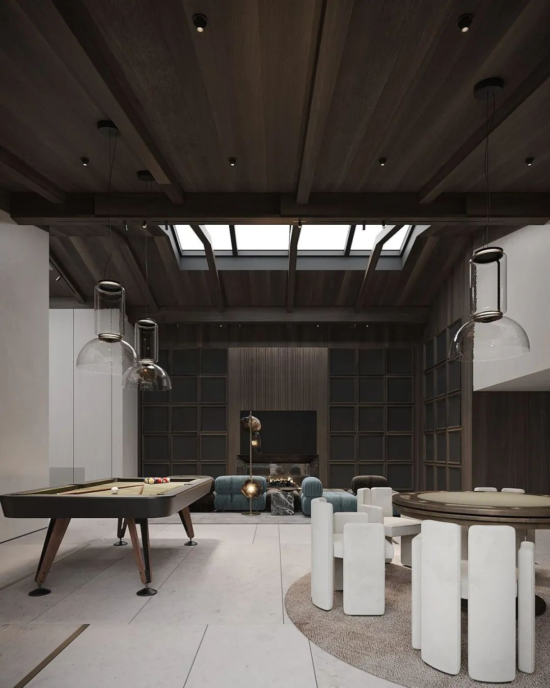 灰色奢华 · 1300㎡大宅设计丨IQOSA Architect-42