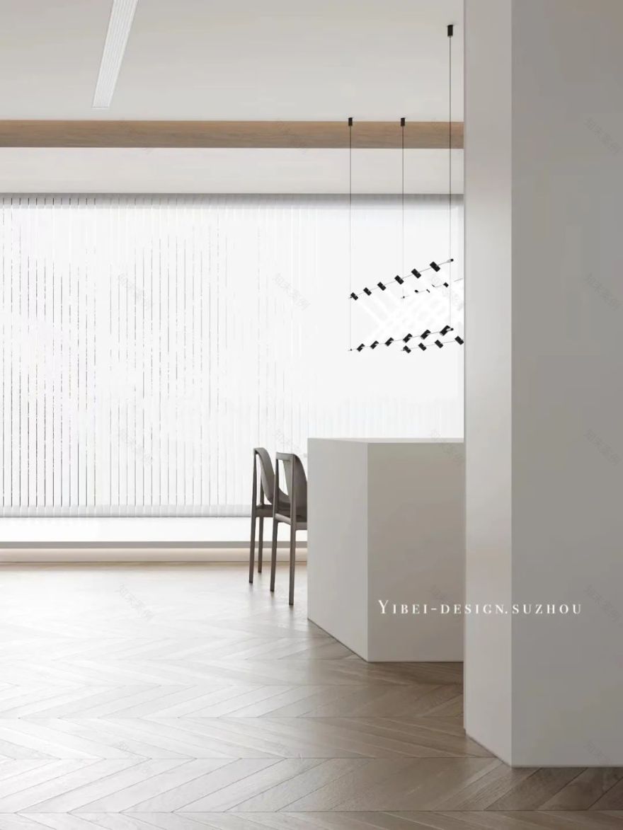 纯白极简原木空间家装设计丨中国苏州丨YIBEI DESIGN-21