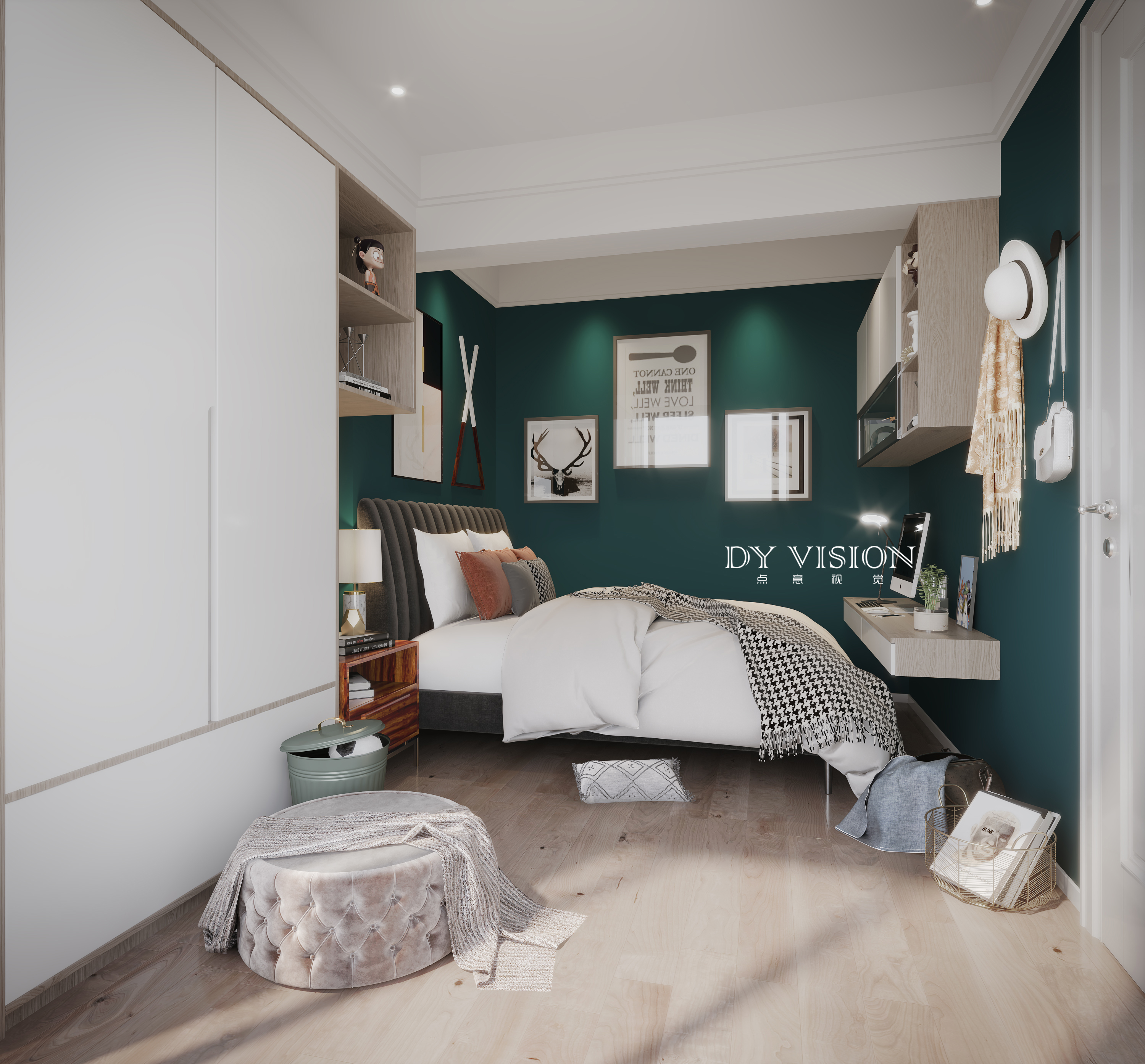 北欧与现代风格融合的 VR 室内设计案例-9