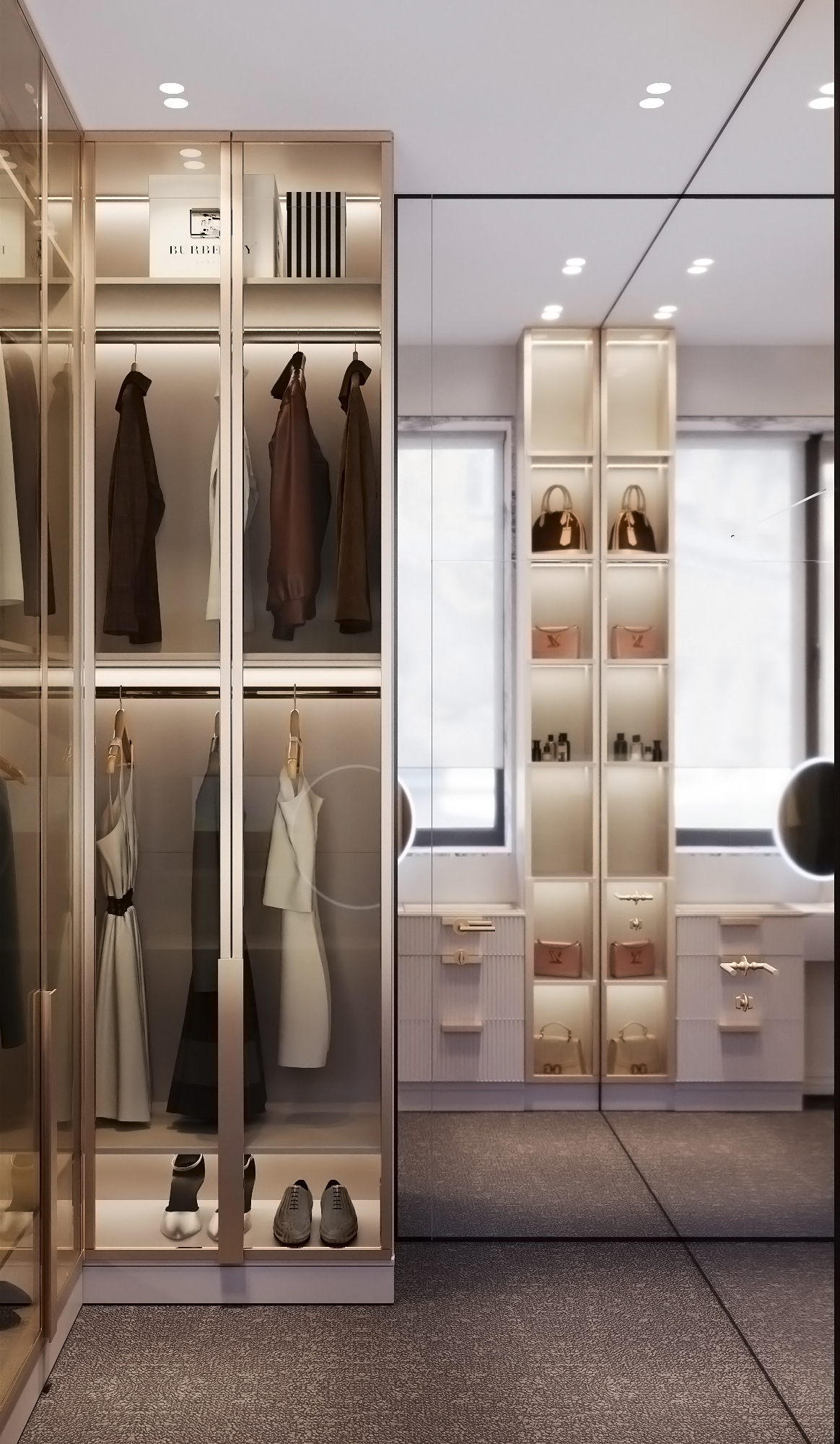 Neoclassical master bedroom-8