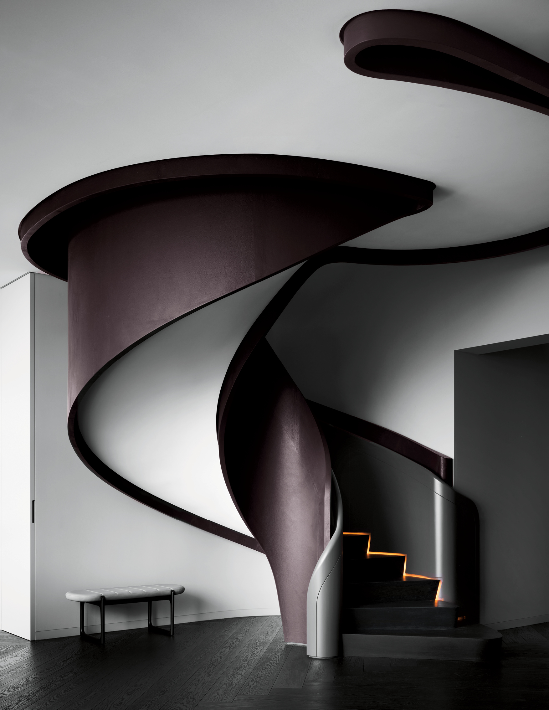 大胆的湾区联排别墅室内设计-18