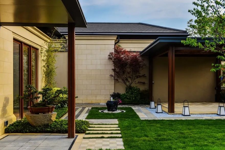 草月流打造禅意庭院,呈现现代生活雅致空间-7