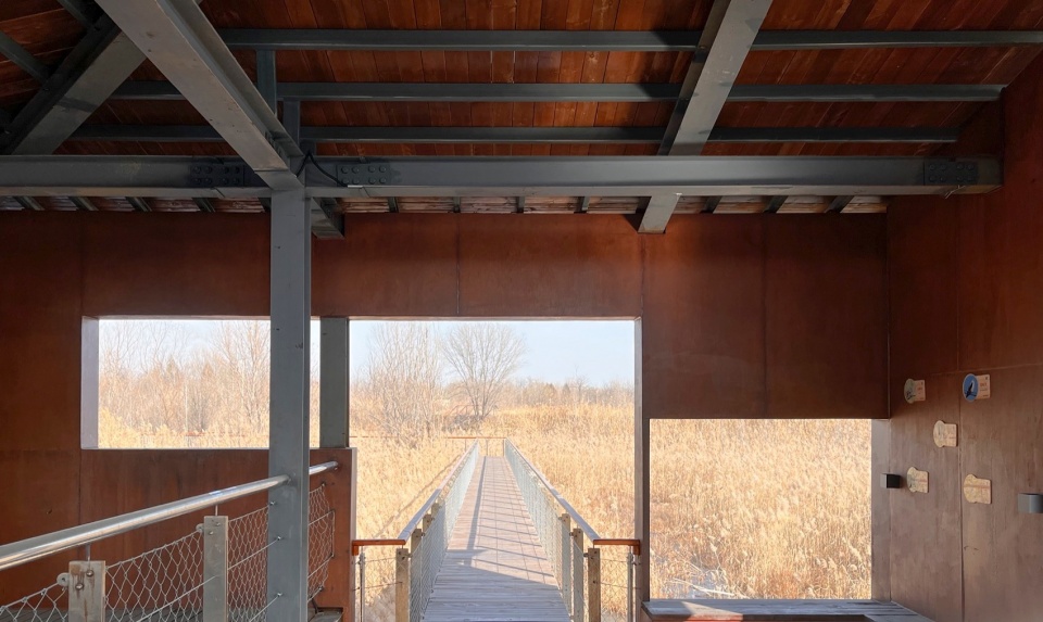芦苇廊,观鸟屋等·邢襄生态园景观建筑系列丨中国河北丨北林风景建筑研究中心 段威工作室,上海领沃园林设计事务所 李工作室-53