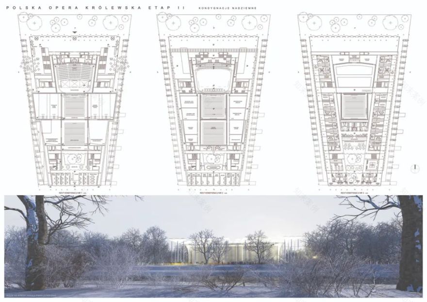 新波兰皇家歌剧院建筑丨波兰华沙丨Stelmach i Partnerzy等众多参赛团队-25