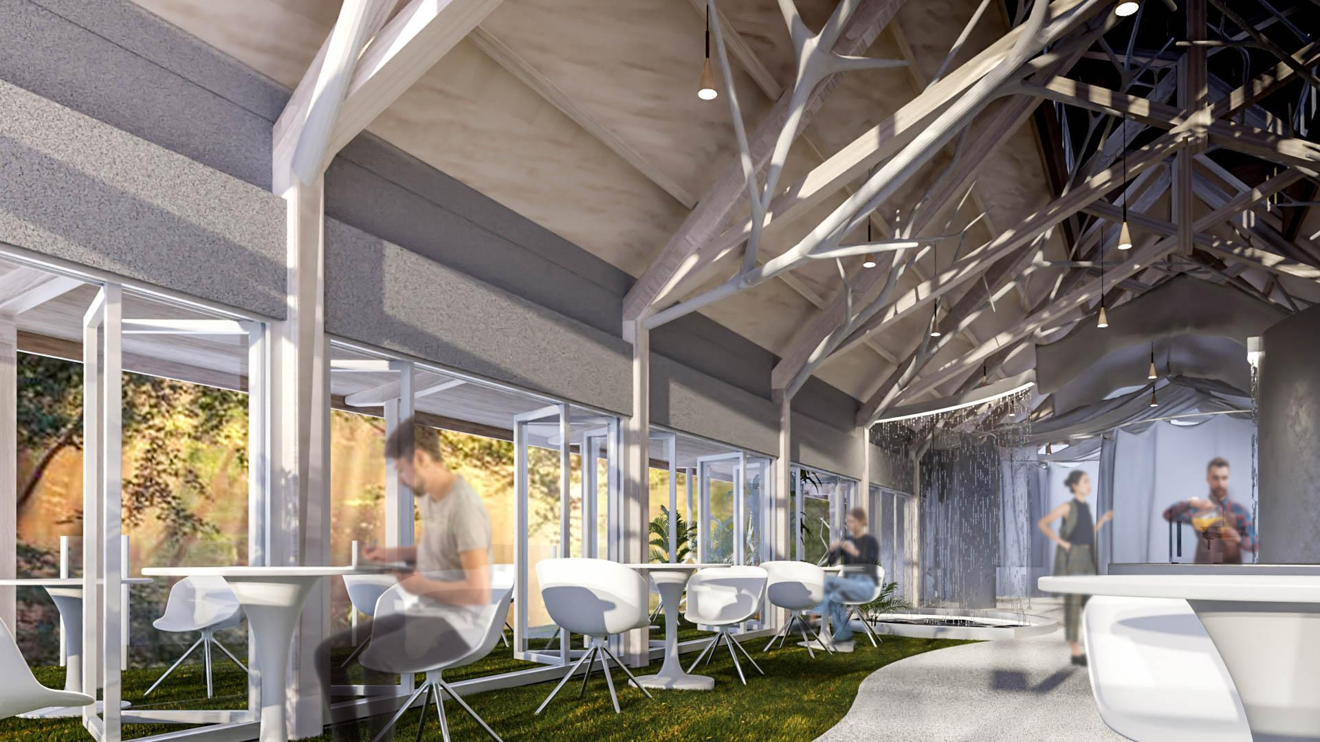 后疫情复合式咖啡厅设计-10