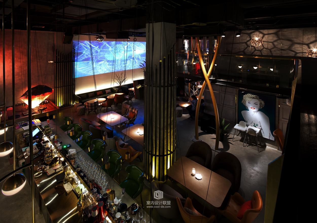 艾唯室内设计--重庆市ST.MOTi西餐厅餐饮空间-6