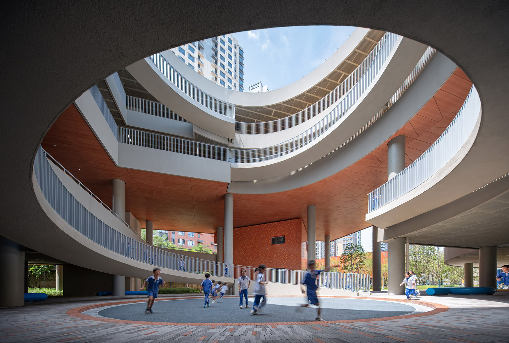 龙岗双子星学校(围龙书院,围屋学社)丨中国深圳丨URBANUS都市实践-35