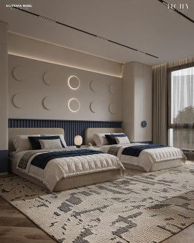 男孩卧室·室内设计丨阿联酋丨Mustafa Wael Studio