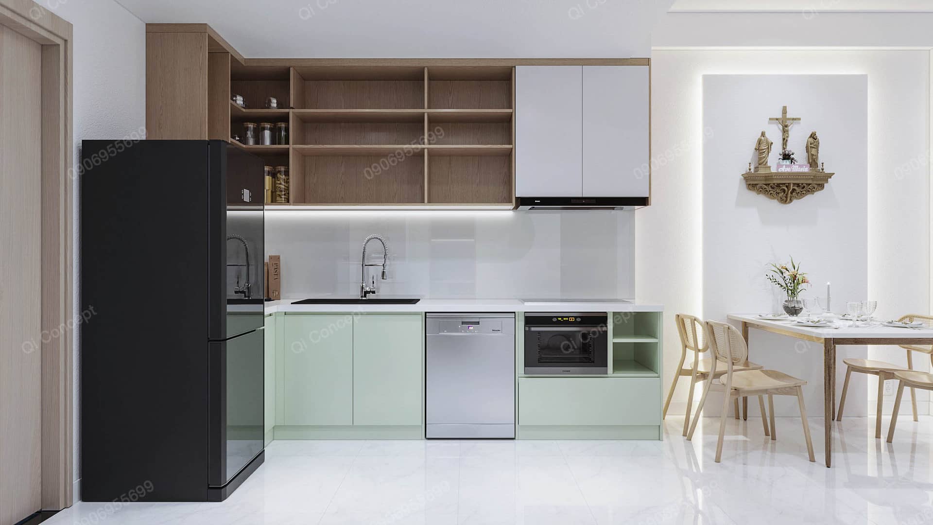 Picity两居室公寓设计丨越南胡志明市丨EKE-19