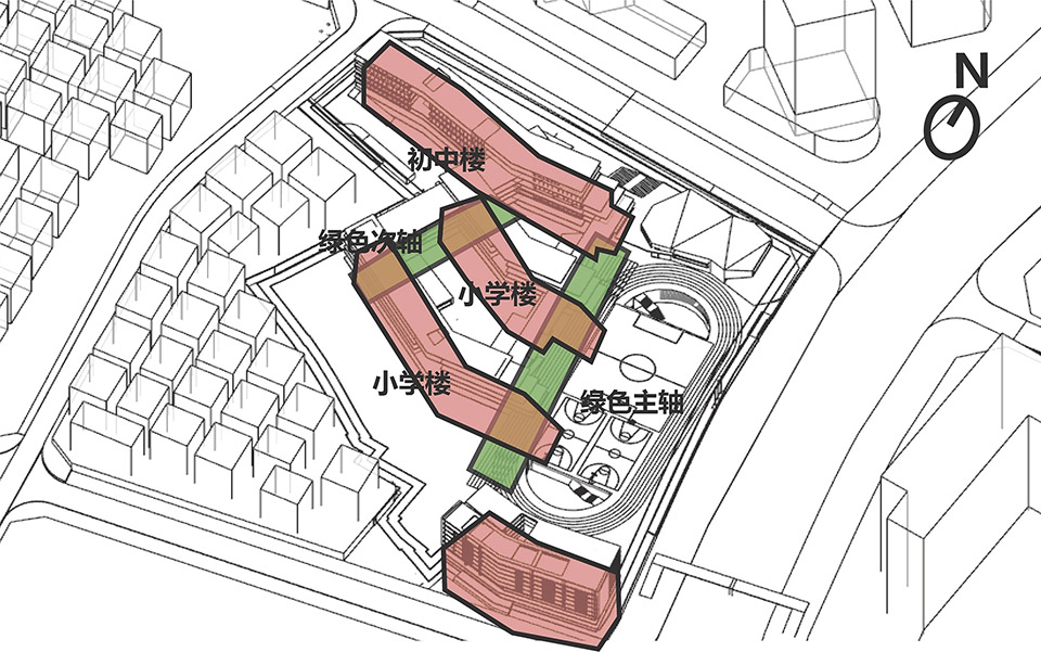 深圳市龙华区外国语学校福城校区丨中国深圳丨深圳大学建筑设计研究院有限公司“钟中 + 钟波涛”工作室-23