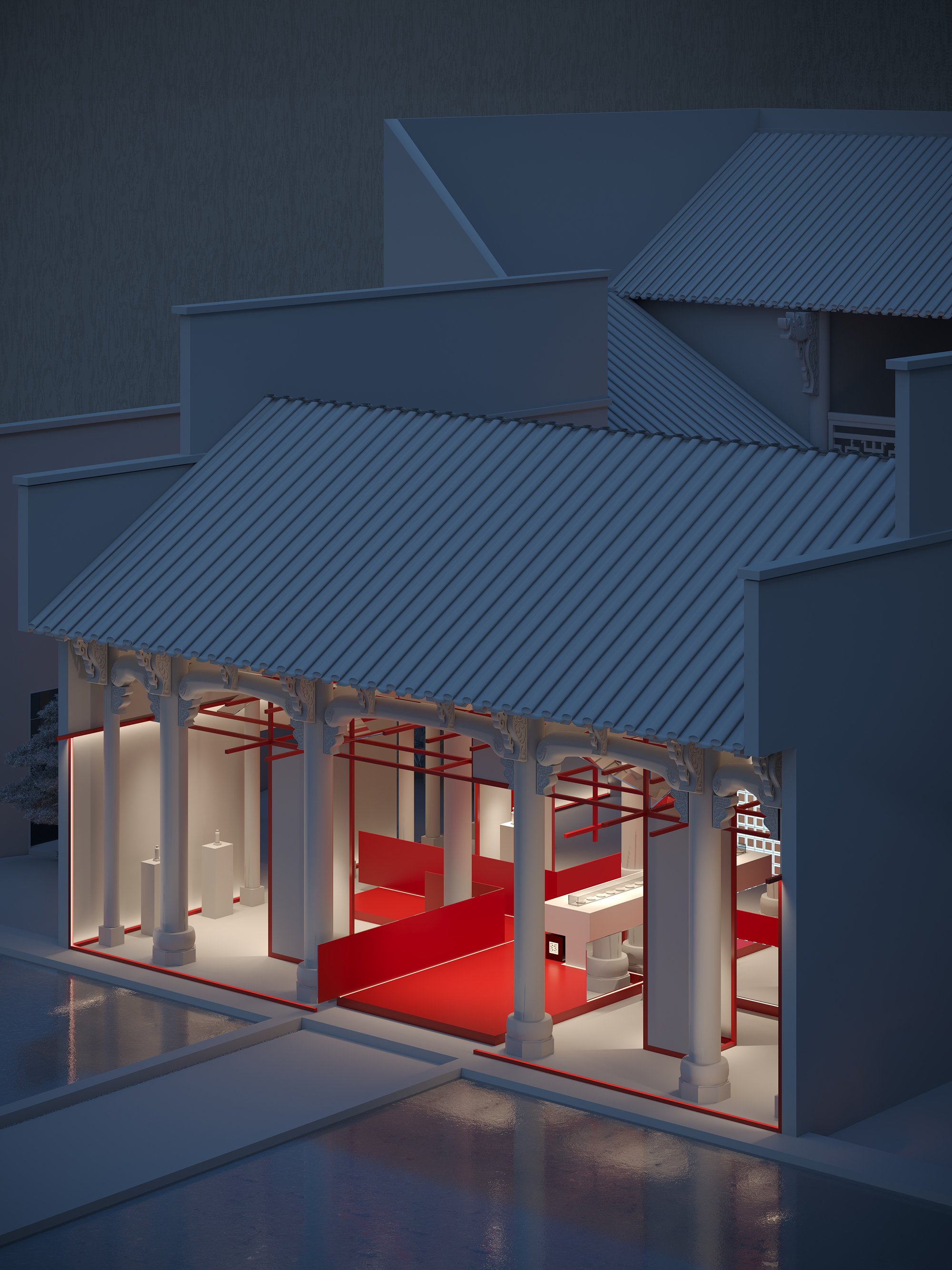 金路烟酒·董酒快闪店丨中国江苏丨黃颜色建築設計工作室-44