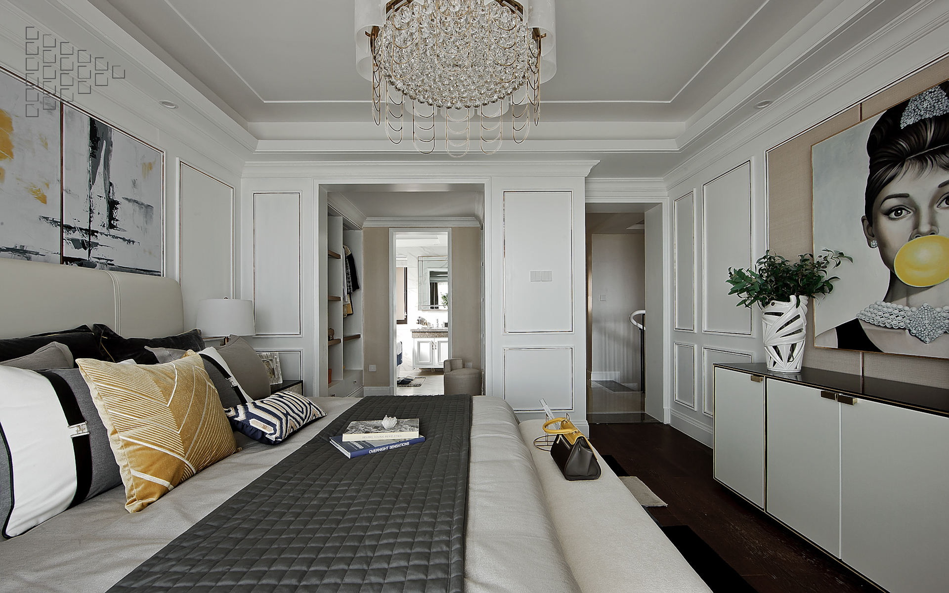 大理轻奢混搭风样板房-30