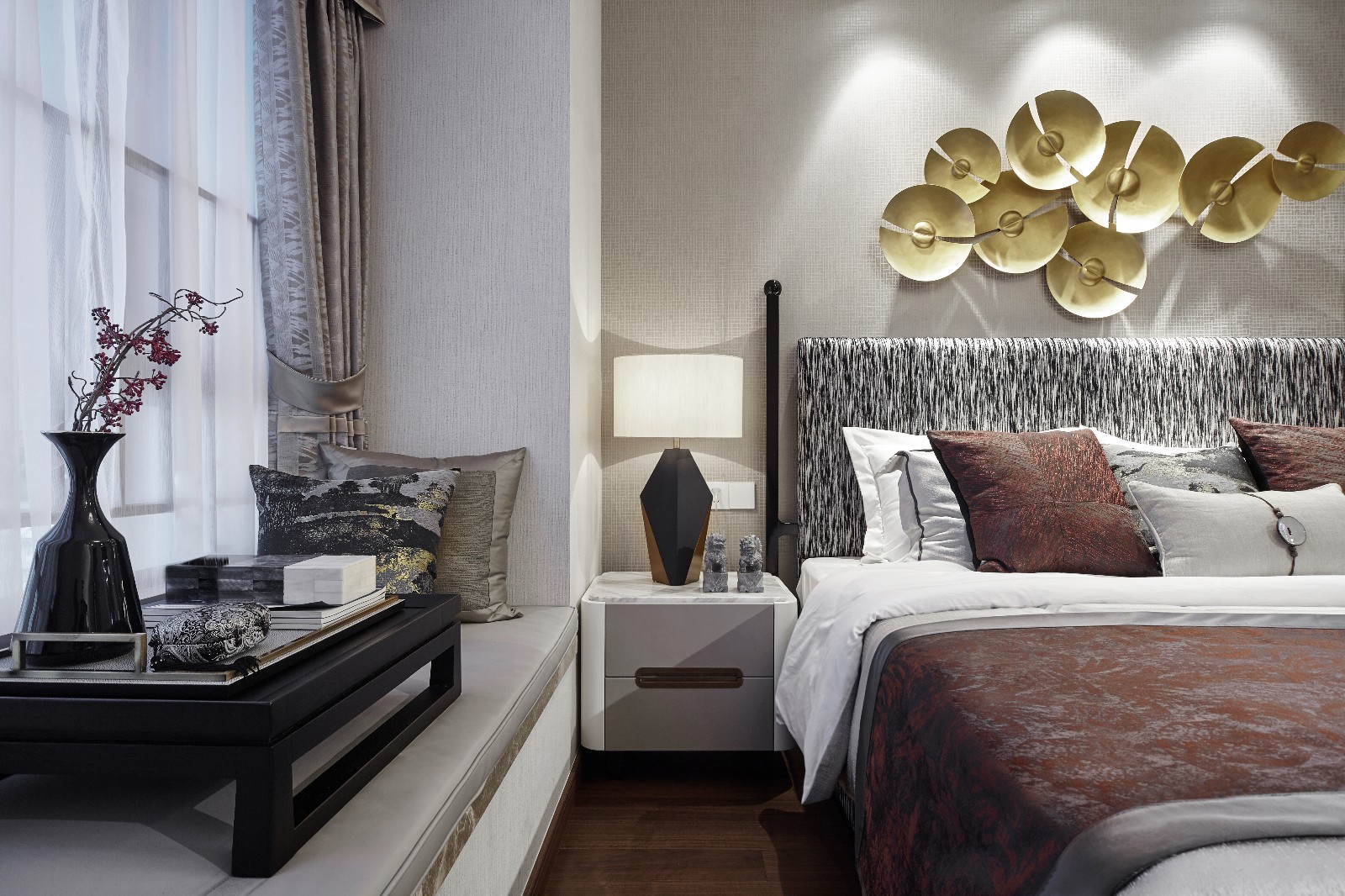 金秋软装：古镇万科城笔墨写意东方秋韵-30