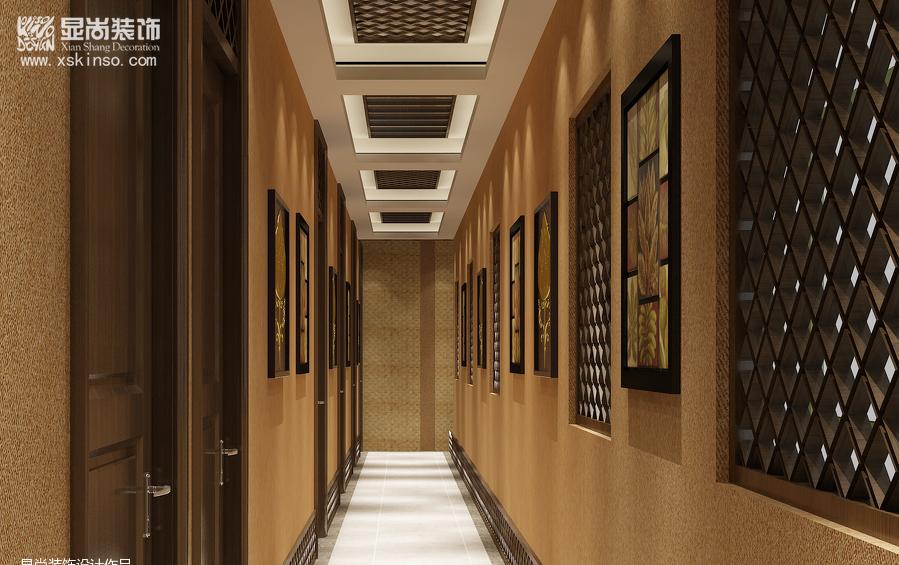 现代新古典奢华海鲜酒楼，品味华丽新风尚-22