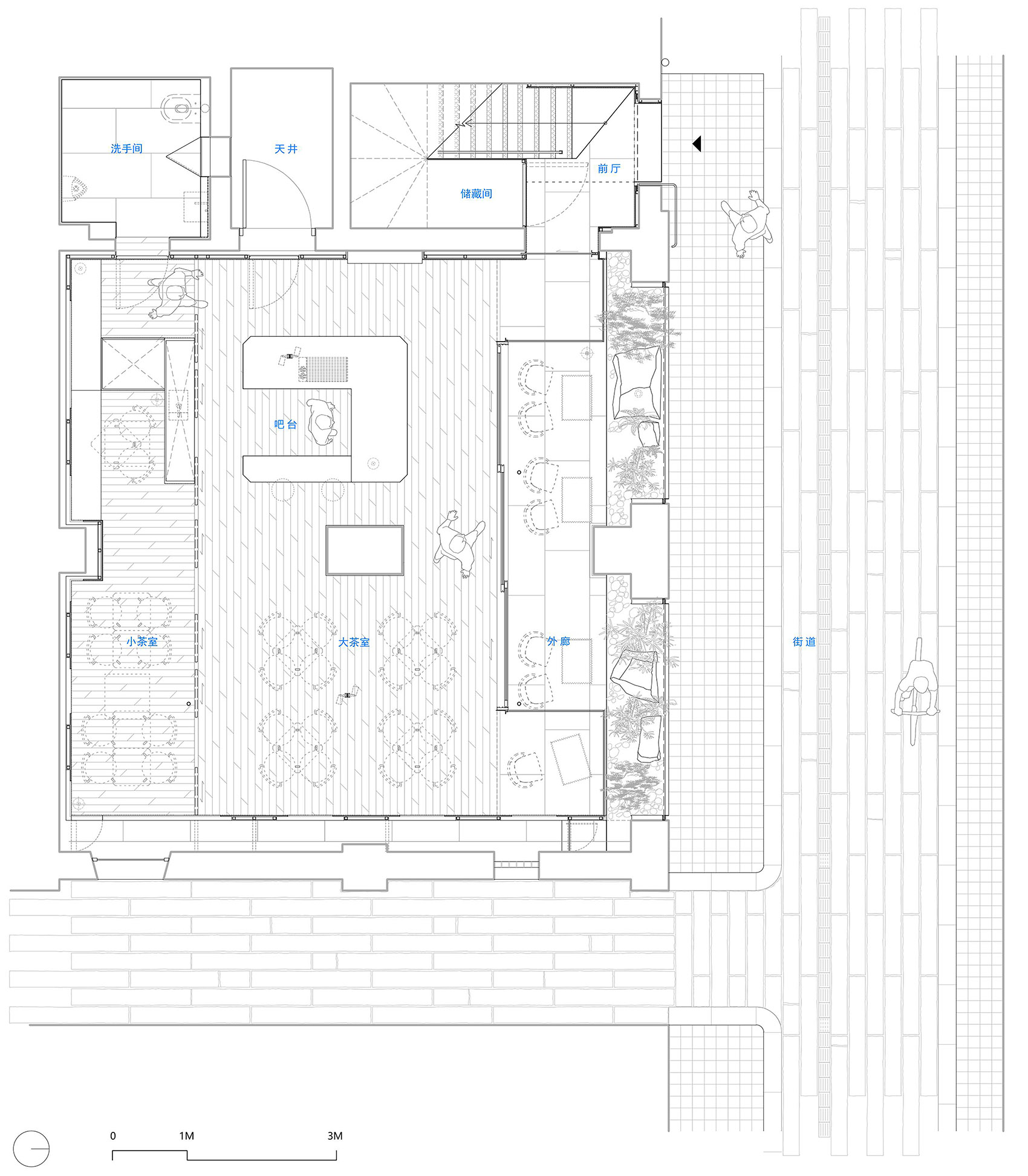 内退的庭园·迠Chè茶馆丨中国广州丨氹边建筑工作室-36