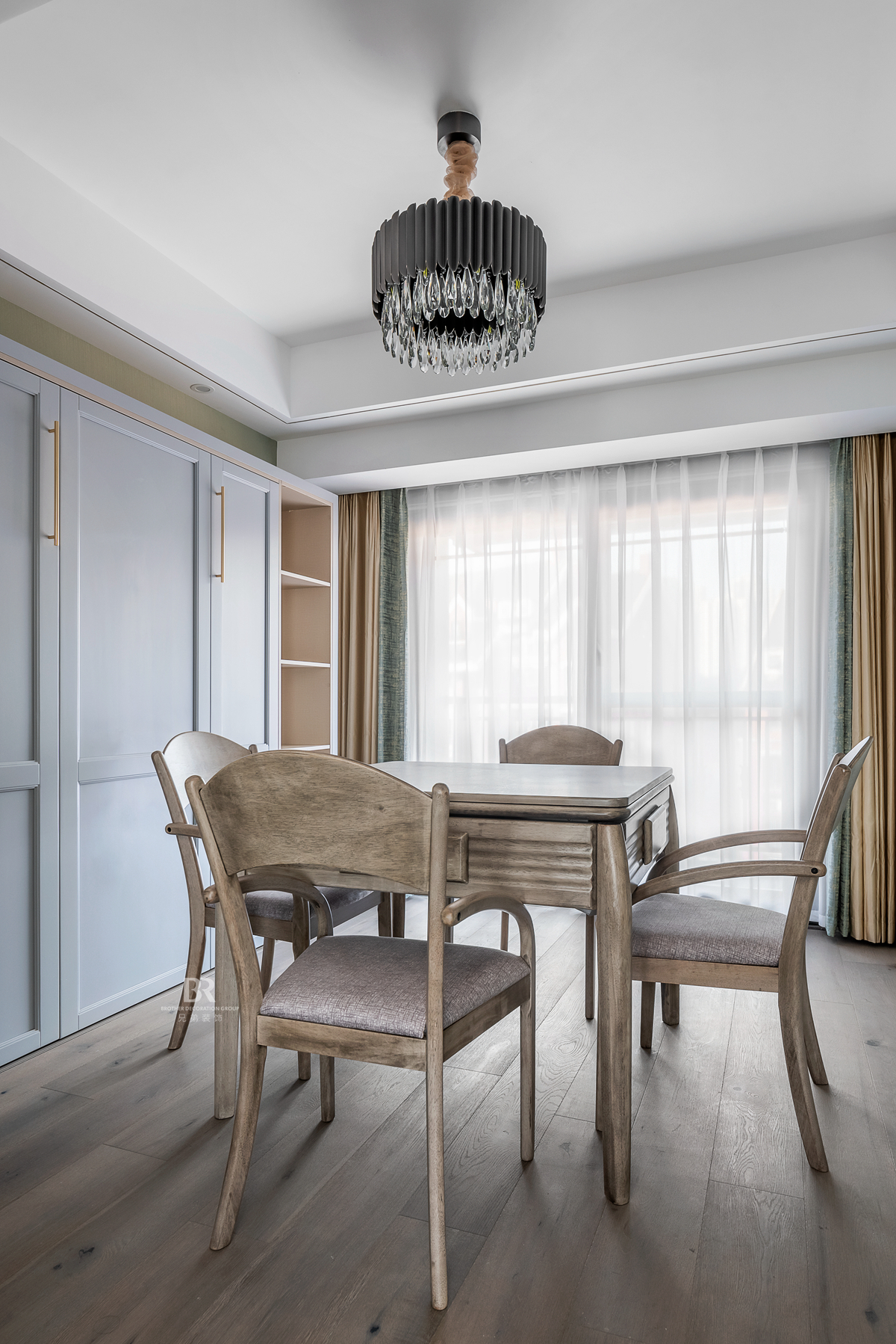 华宇天宫花城现代轻奢跃层装修设计-19