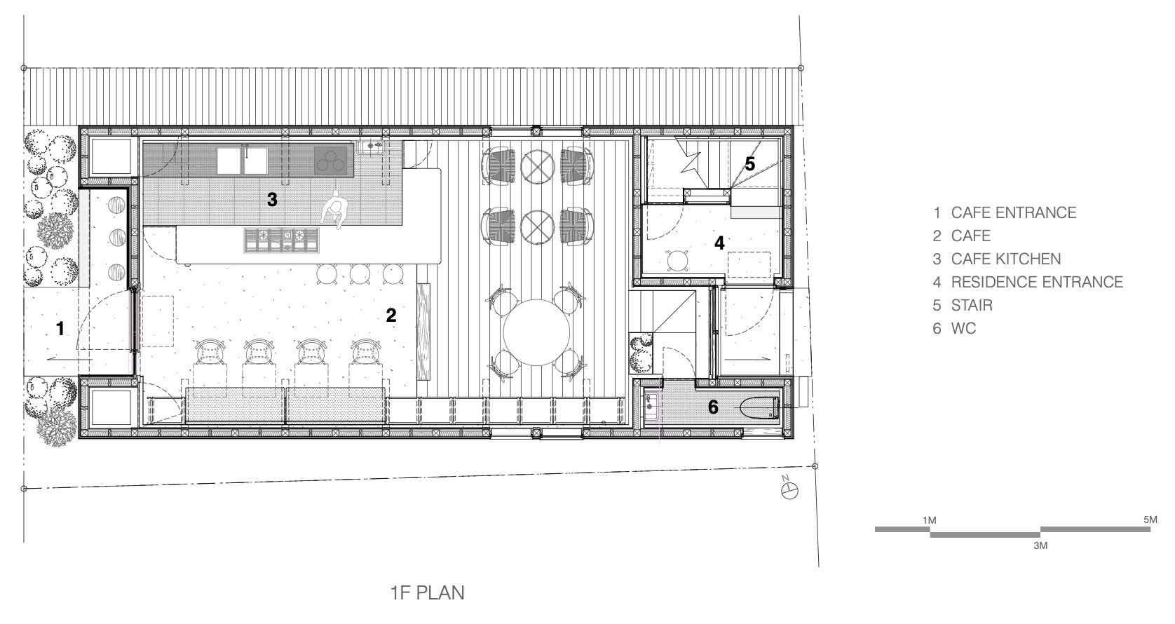 Tenhachi Architect & Interior Design丨咖啡店丨IDUMI Cafe + Residence-5