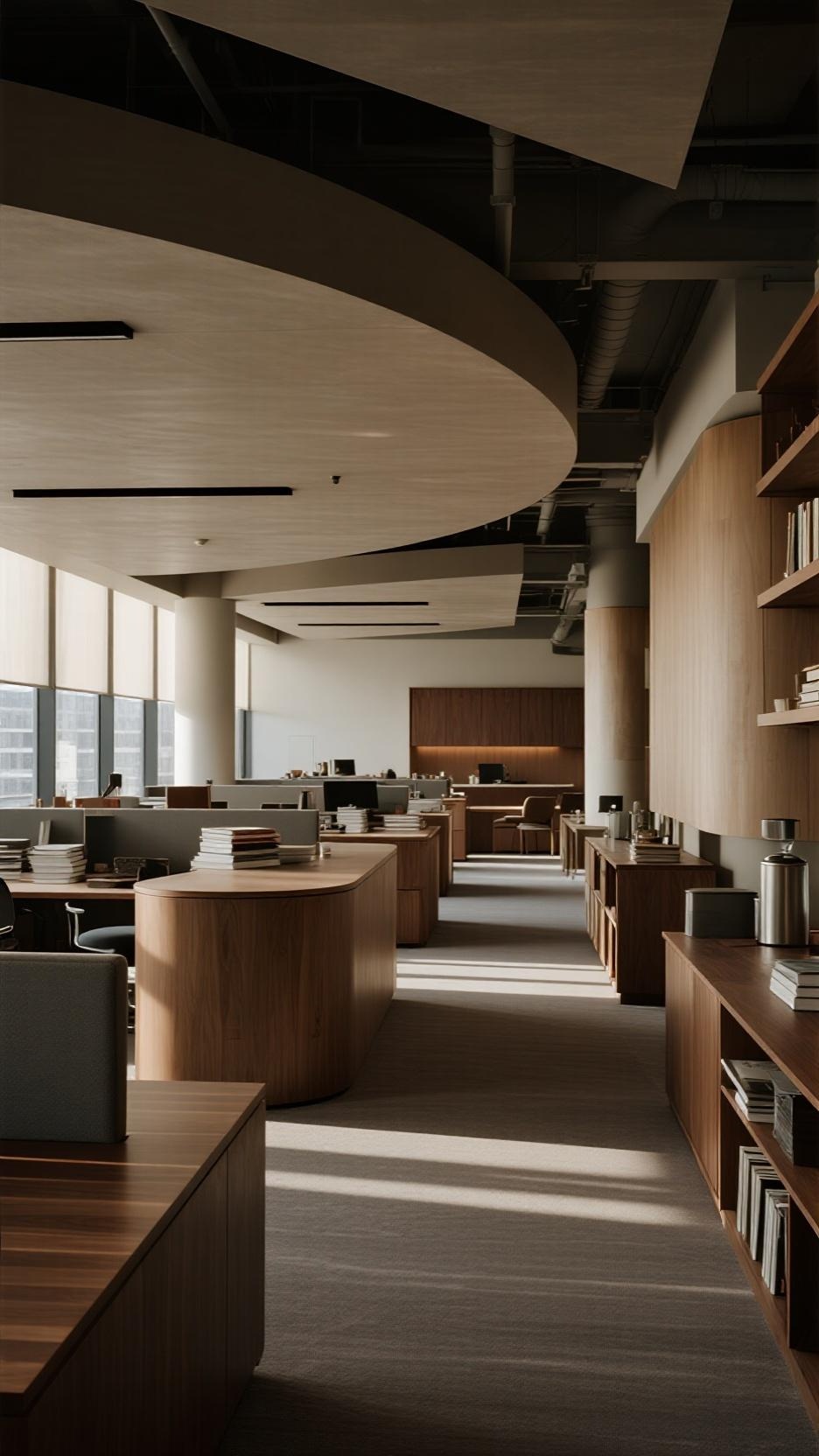 云打卡:老钱风办公室设计丨引擎联合设计-15