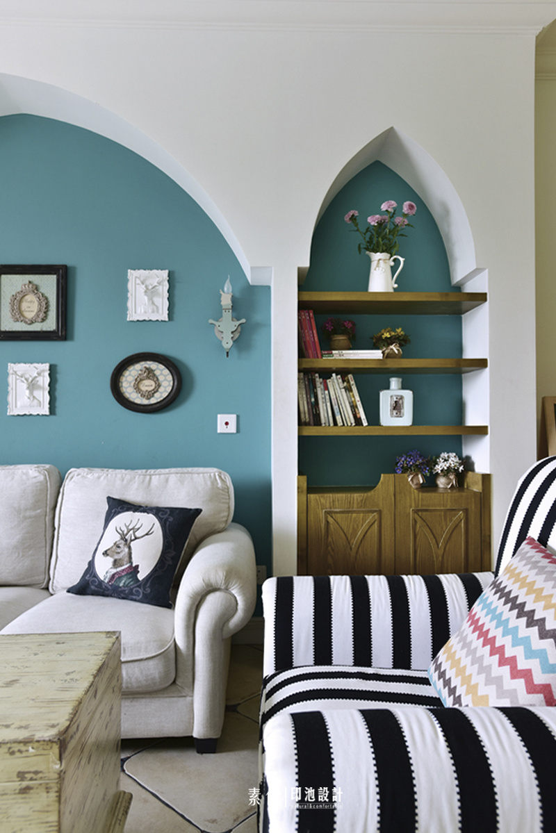 童话城堡 · 深圳美佳华·首誉89平米波普童话风格家装设计丨中国深圳丨印池设计-25